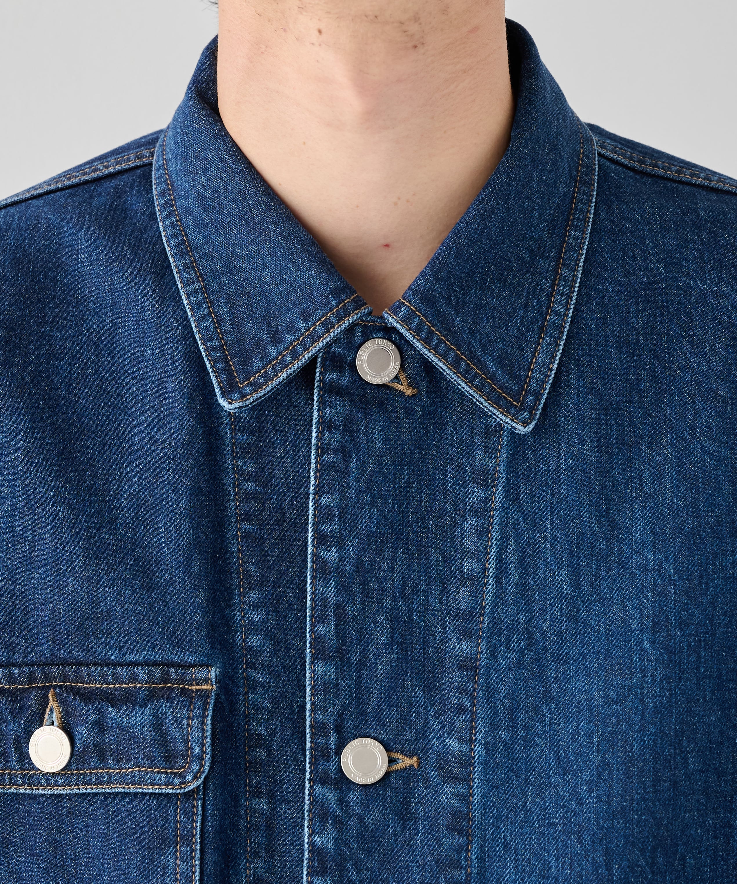 PUBLIC DENIM COVERALL