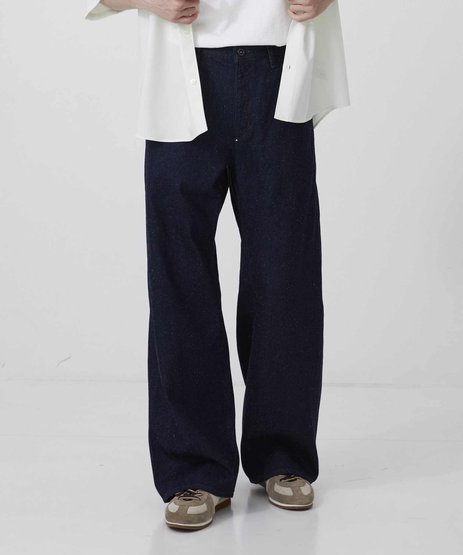 Suvin Silknep Denim Pants
