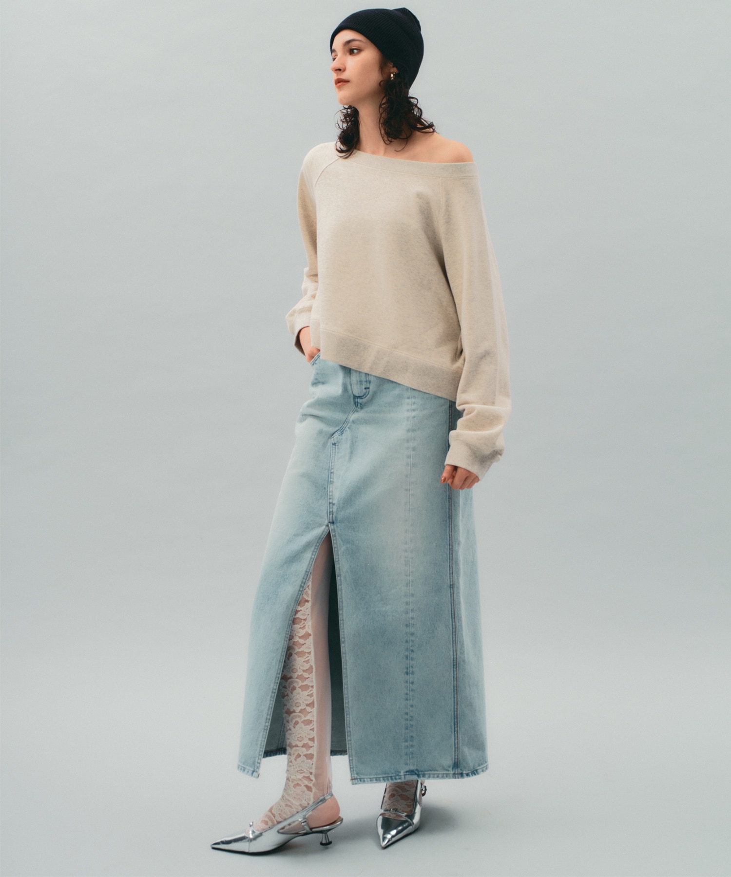 SWITCHNARROW JEANSKIRT