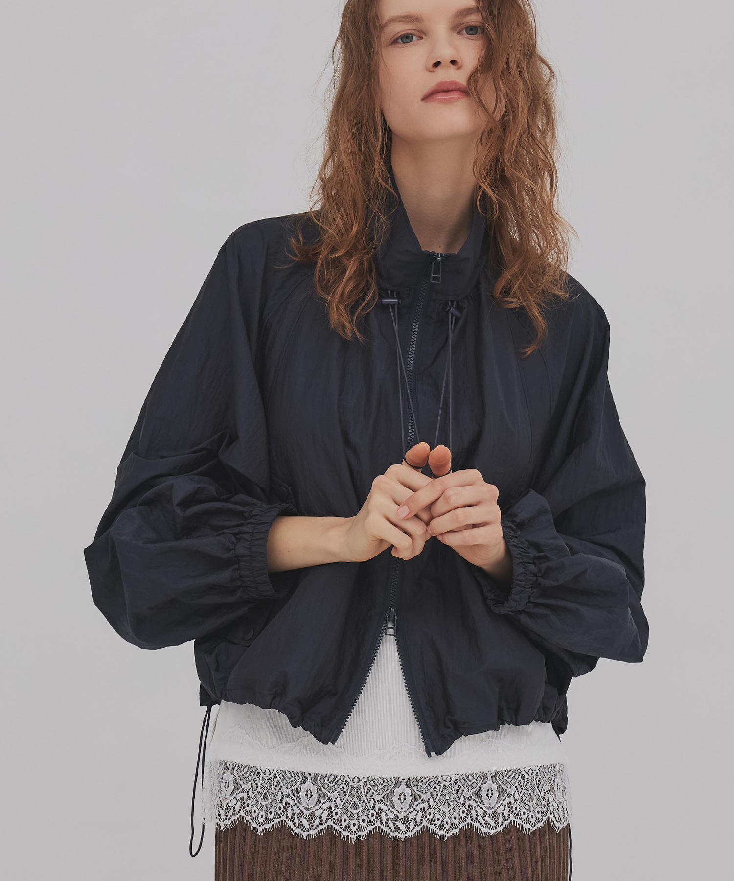 【WEBのみ1点入荷|再入荷なし】エアロンスタンドシェルブルゾン
