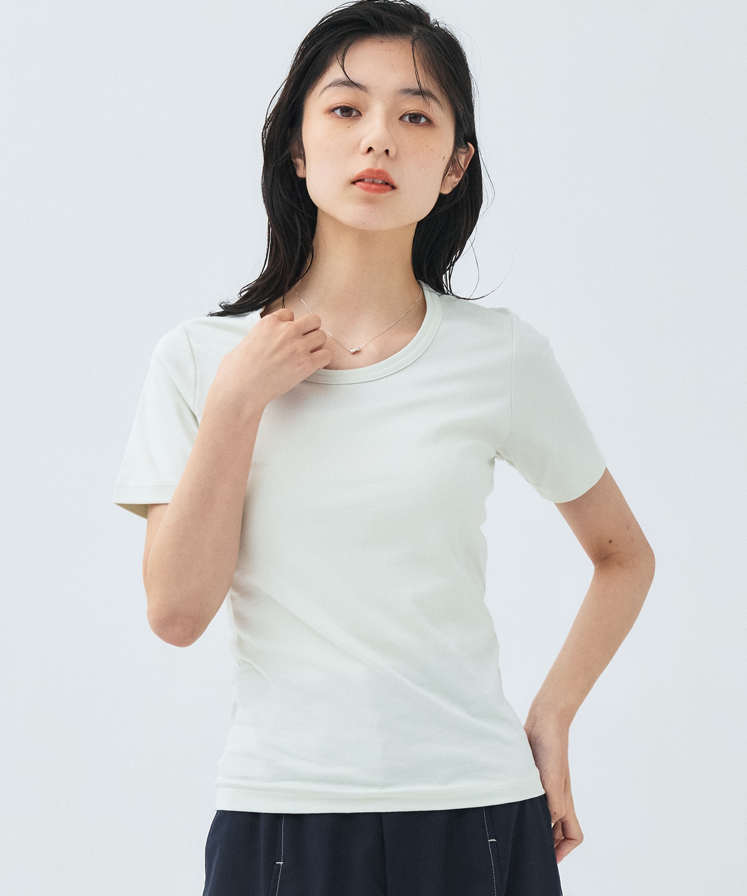 【残り僅か】極 スクープネックTEE