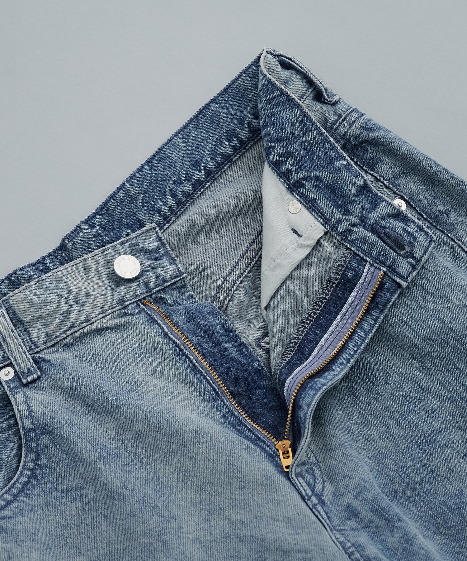 【残りわずか】PUBLICDENIM BLEACH RELAXWIDE	