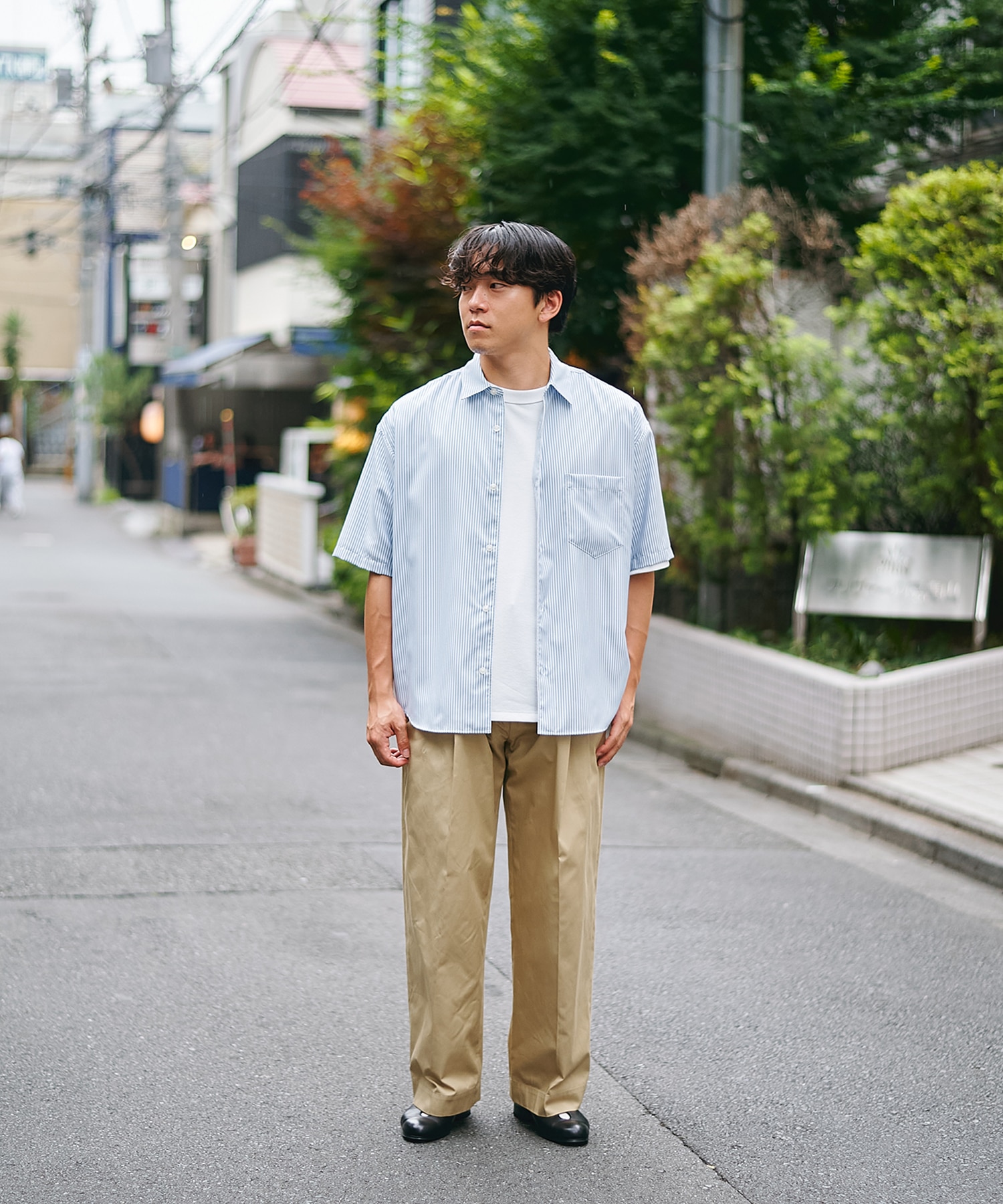 コンフォートリラックスレギュラー半袖シャツ