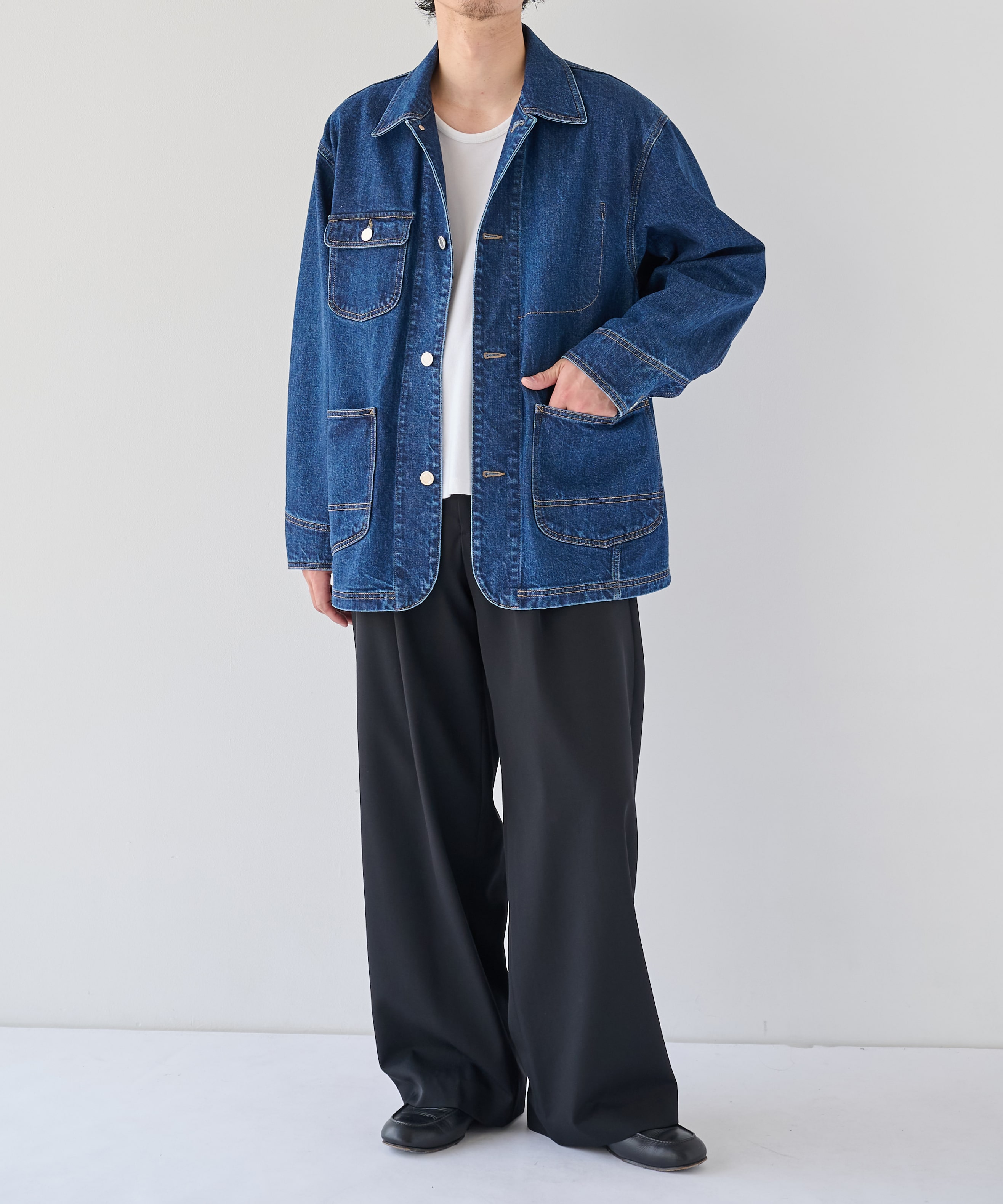 PUBLIC DENIM COVERALL
