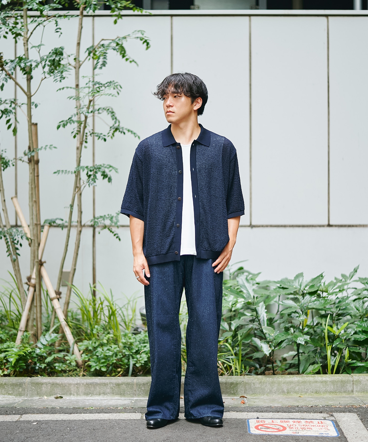 【残りわずか】＜P.T＞Ice cotton Knit Shirts
