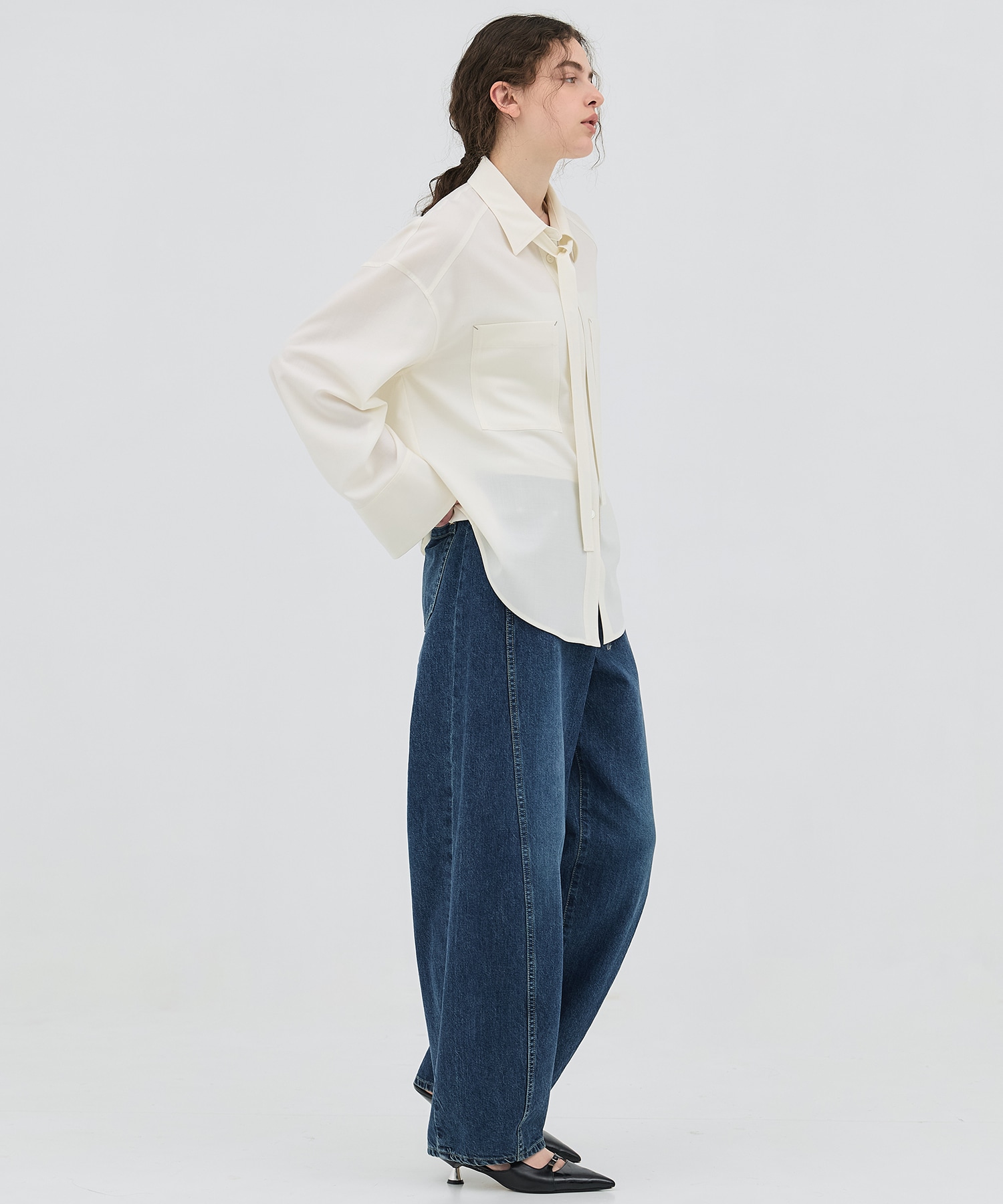 【再入荷｜残り3点】ワイドカフスボウタイシャツ