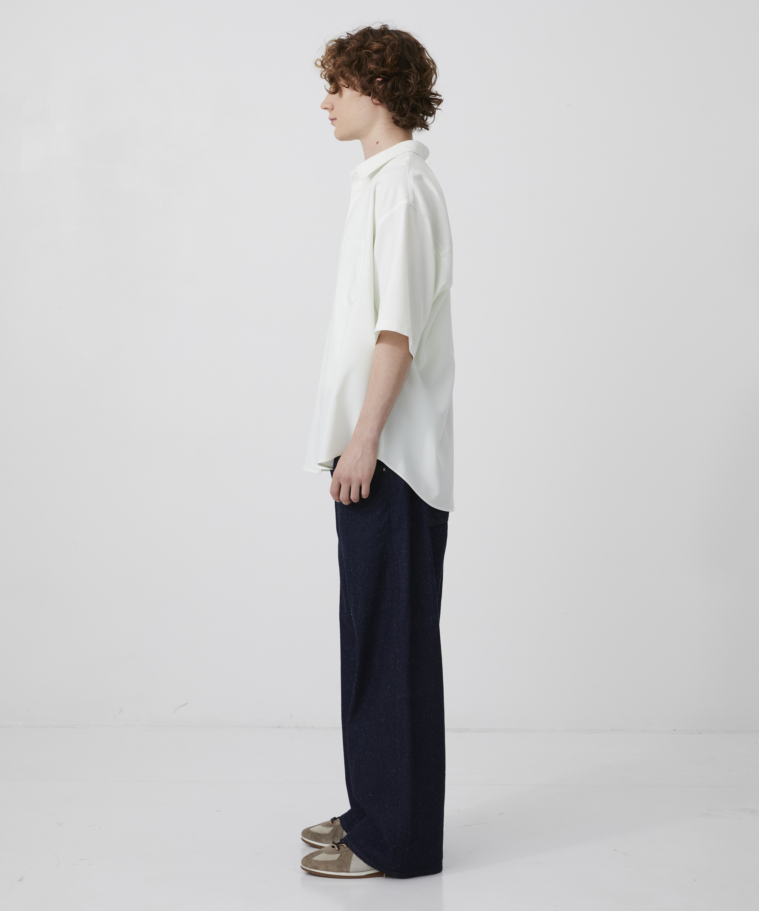 Suvin Silknep Denim Pants