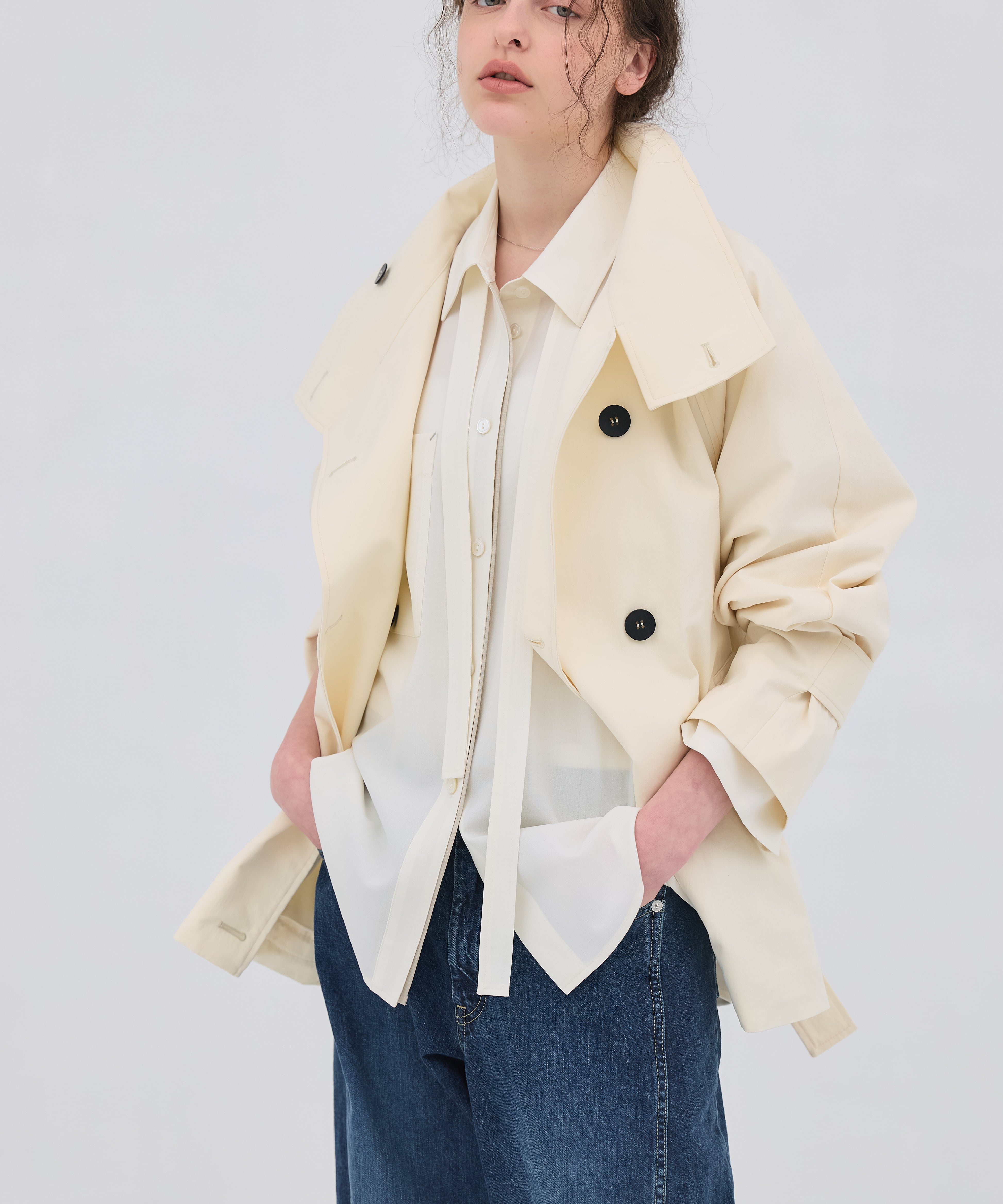【再入荷｜残り3点】ワイドカフスボウタイシャツ