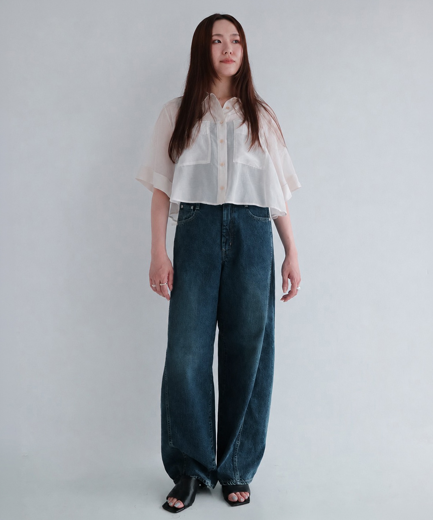 【WEB限定再入荷】PUBLIC DENIM BLU CURVE