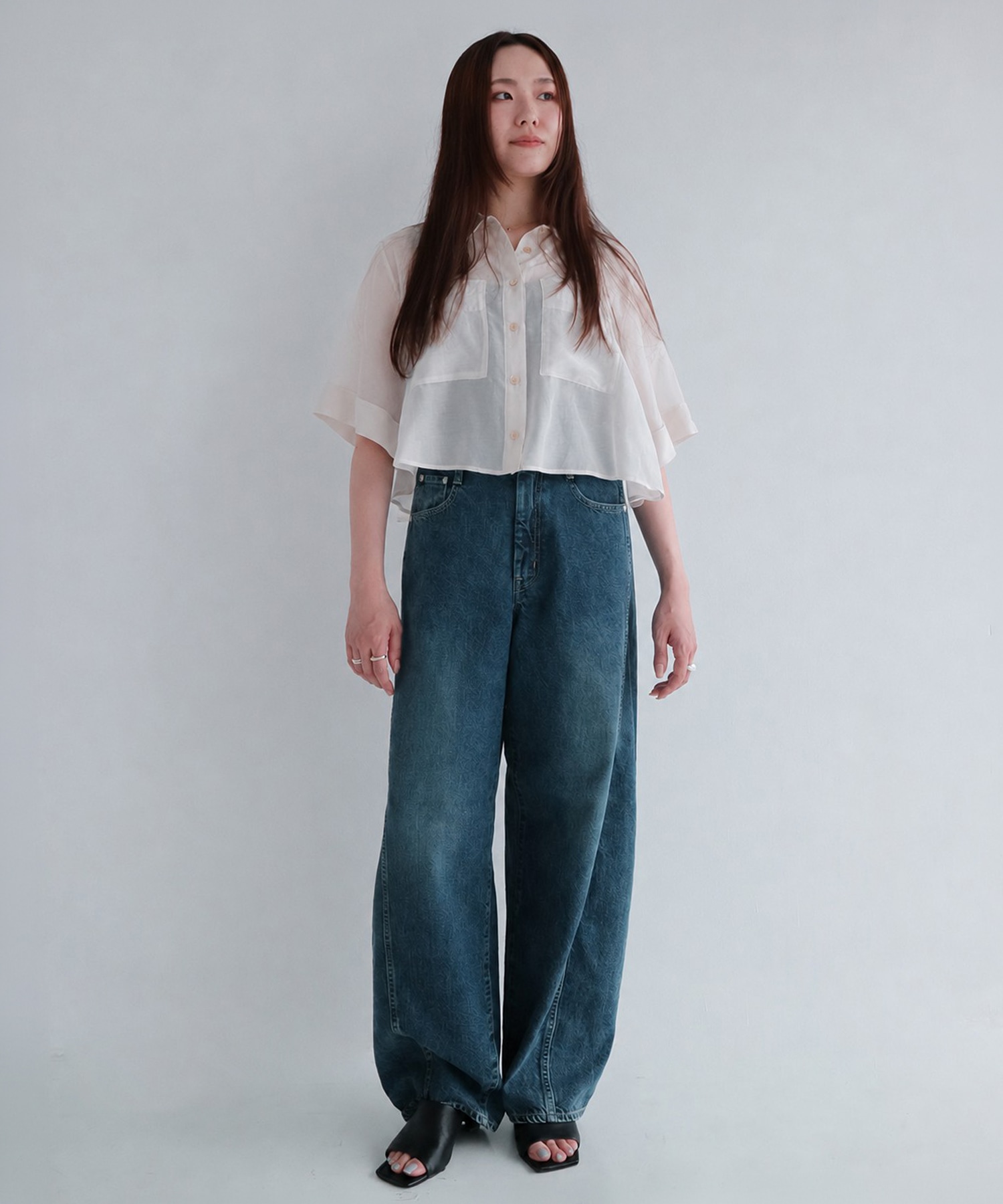 【WEB限定再入荷】PUBLIC DENIM GRY CURVE