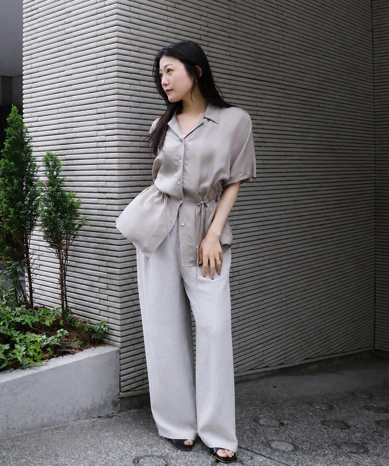 【再入荷|完売間近】コットンリネンコクーンワイドパンツ