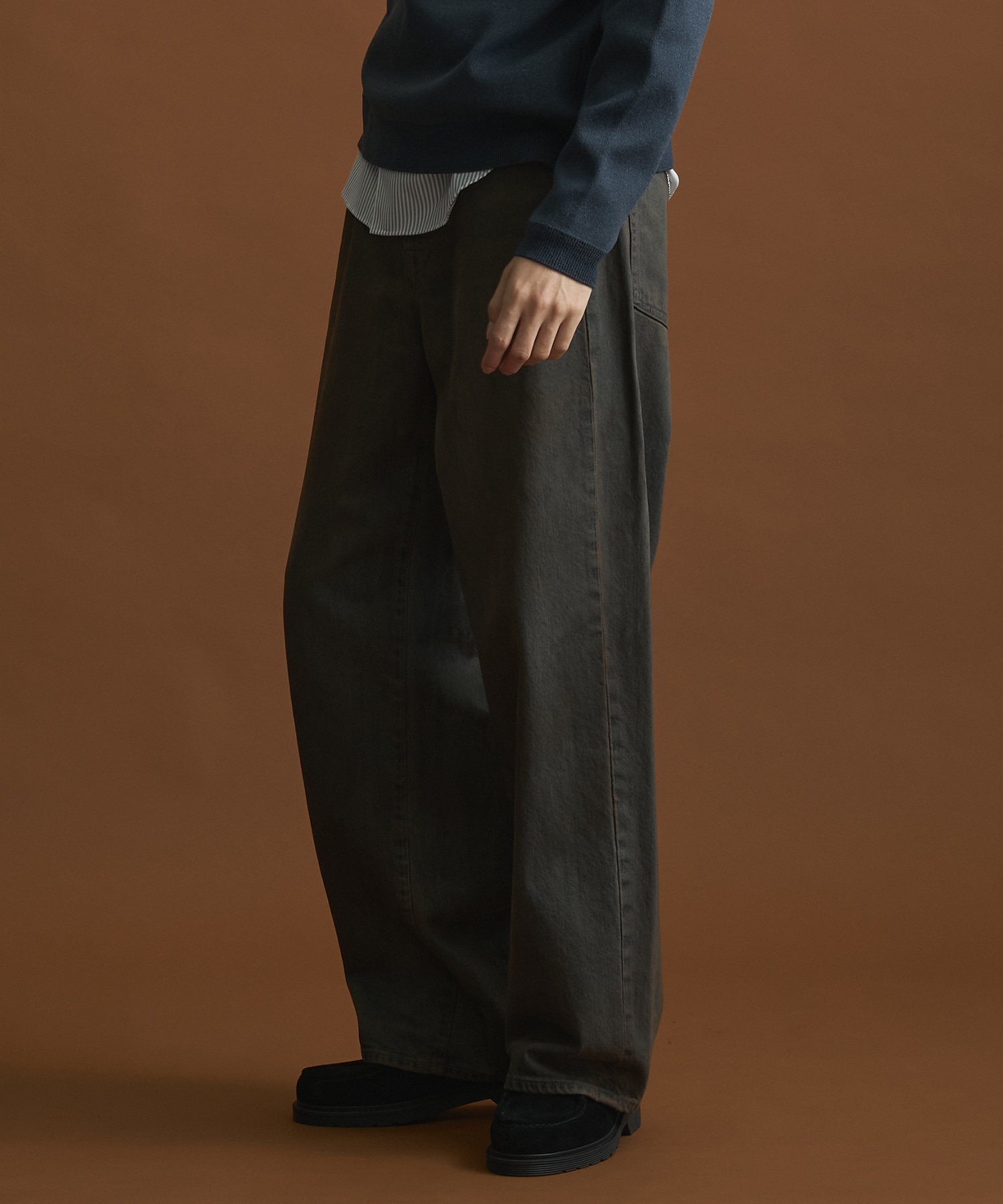 【残りわずか】PUBLICDENIM BLEACH RELAXWIDE	