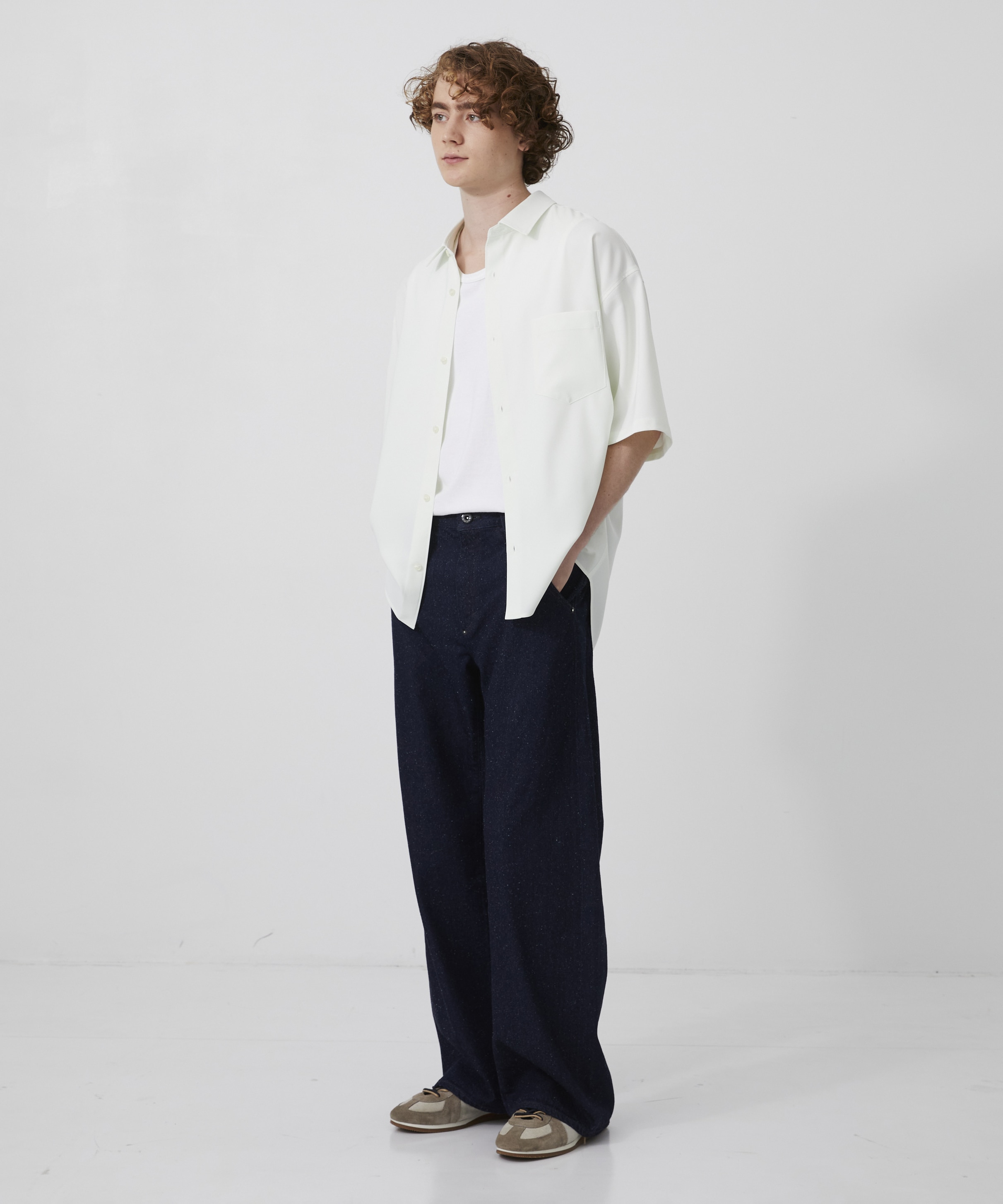 Suvin Silknep Denim Pants