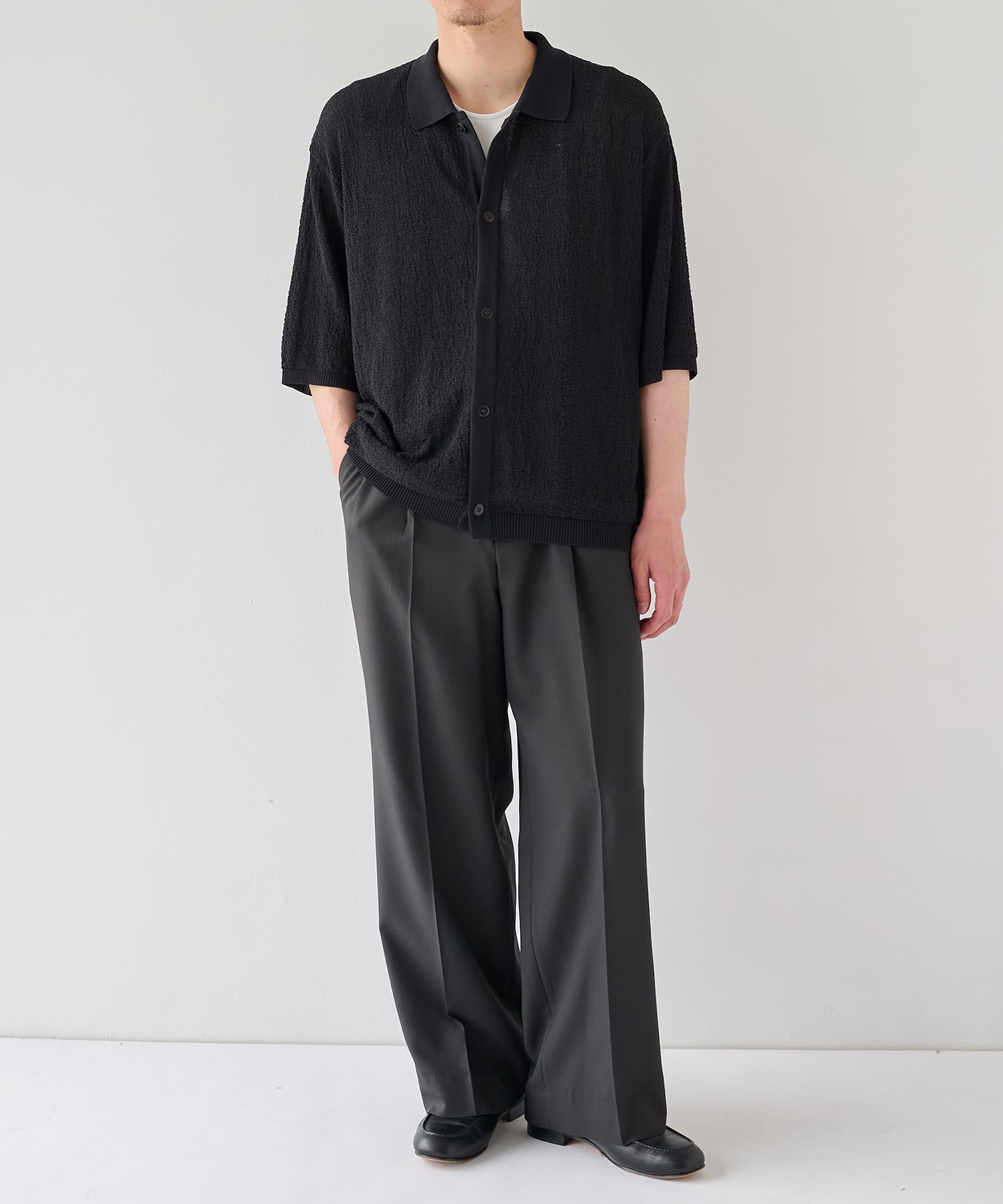 【残りわずか】＜P.T＞Ice cotton Knit Shirts