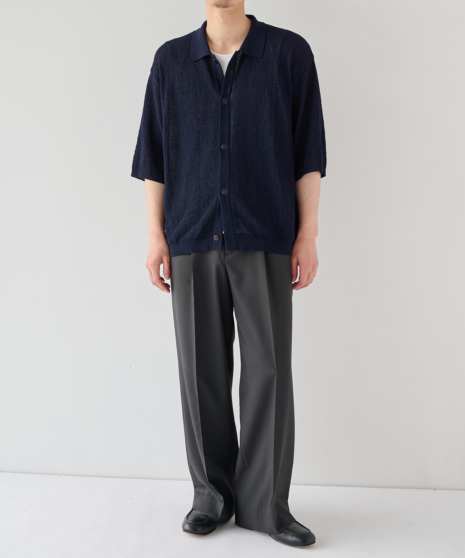【残りわずか】＜P.T＞Ice cotton Knit Shirts