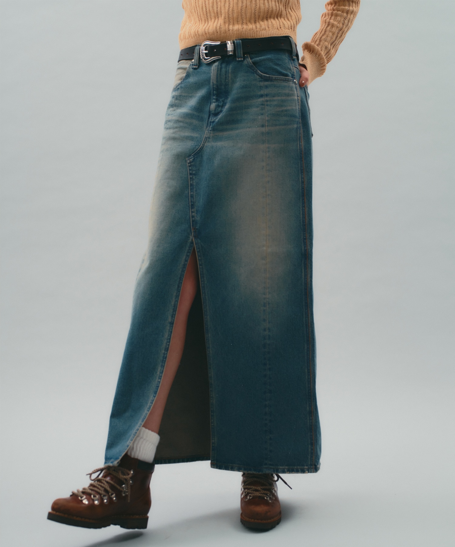 SWITCHNARROW JEANSKIRT