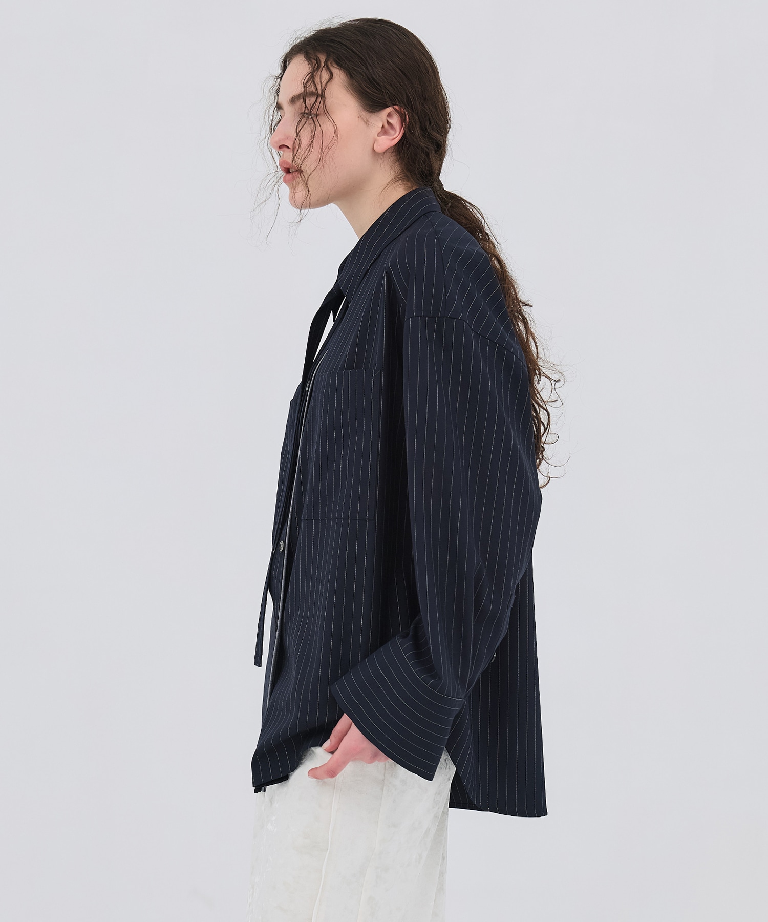 【再入荷｜残り2点】ワイドカフスボウタイシャツ