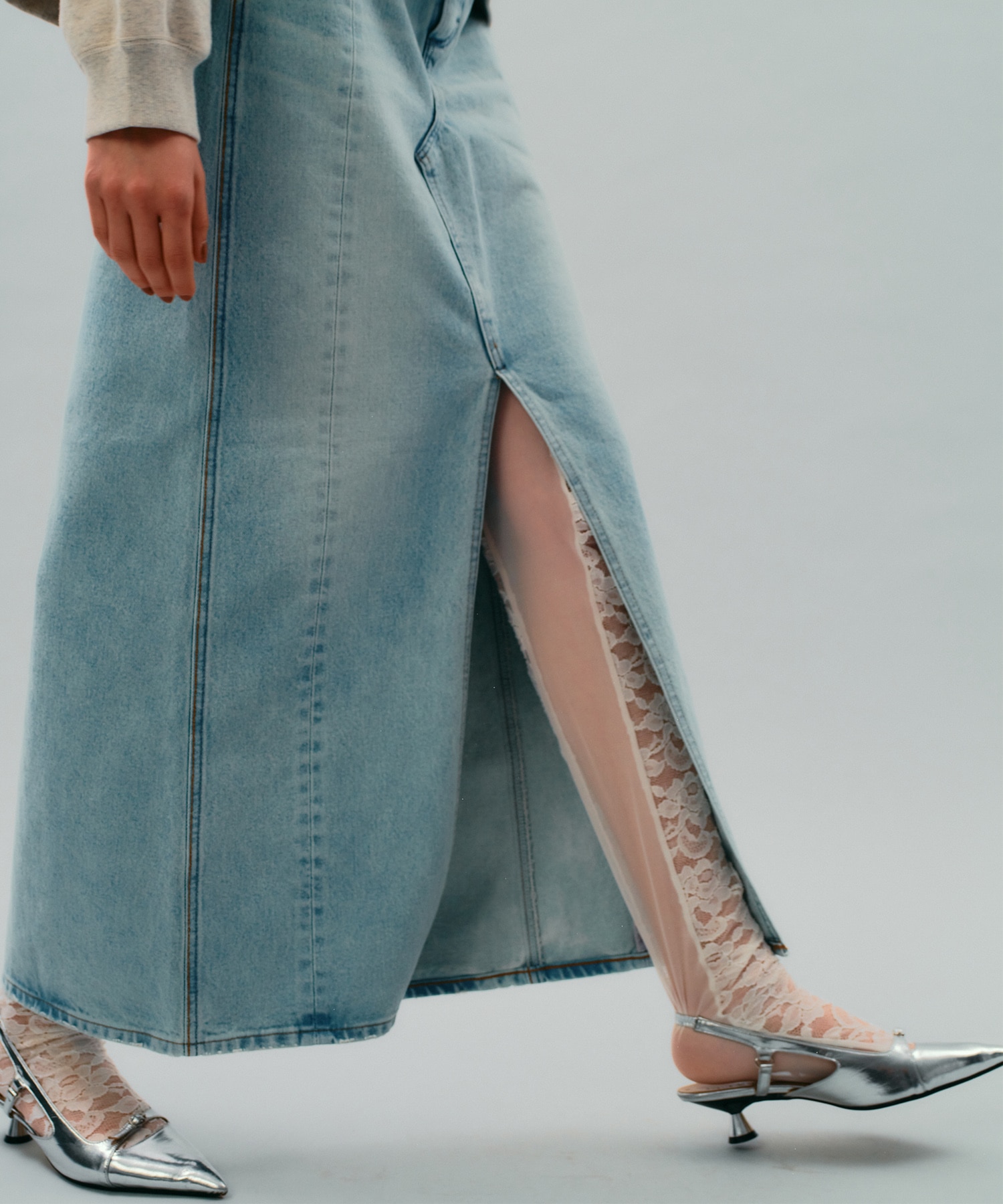 SWITCHNARROW JEANSKIRT