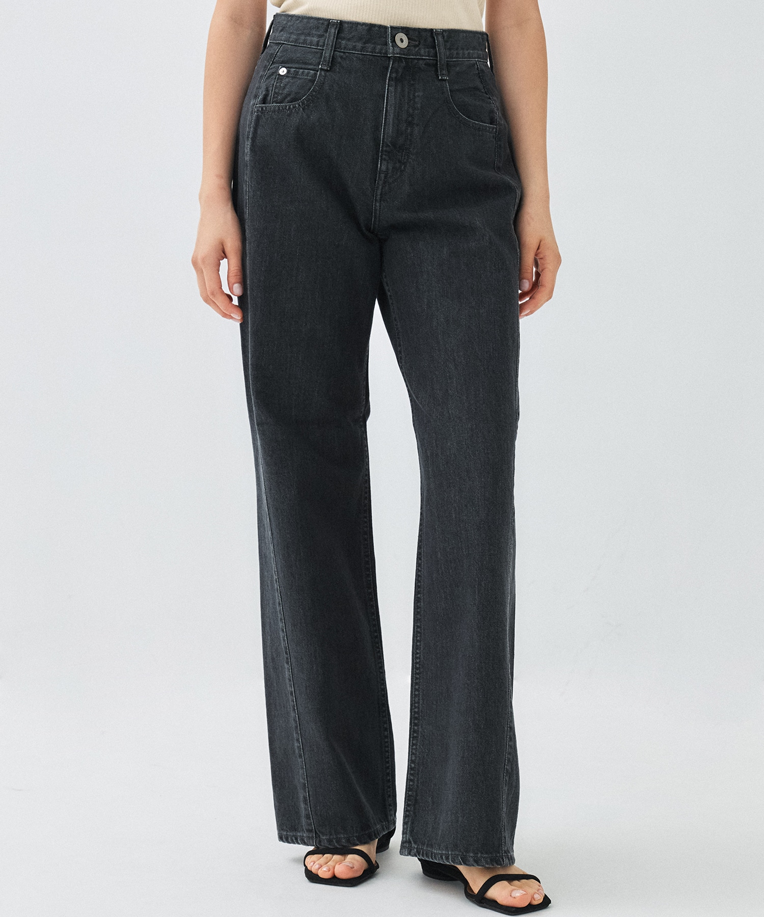 【RENEWAL】PUBLICDENIM BLACKRELAX