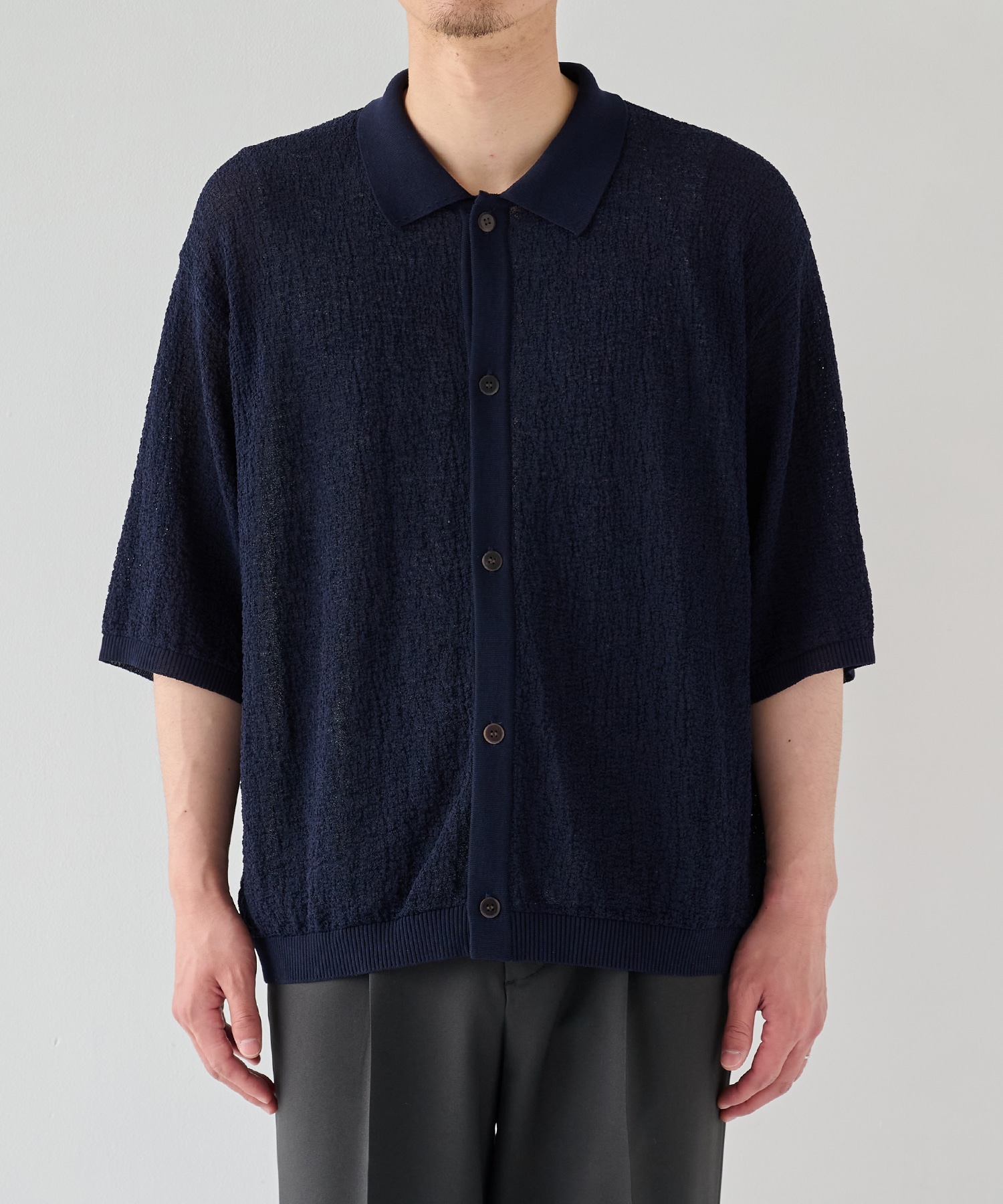 【残りわずか】＜P.T＞Ice cotton Knit Shirts