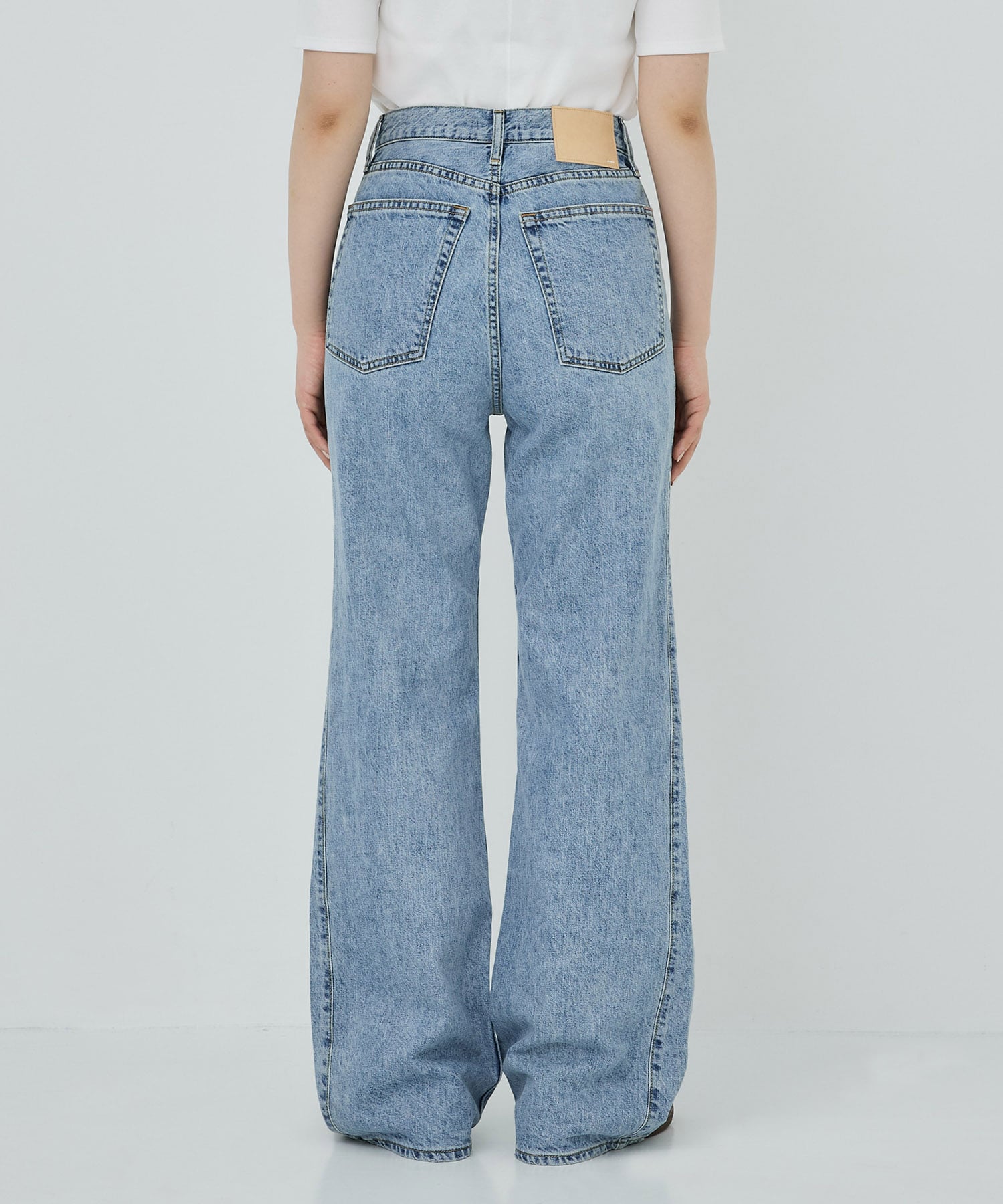 〈残りわずか〉PUBLIC DENIM BLUE RELAX ロング