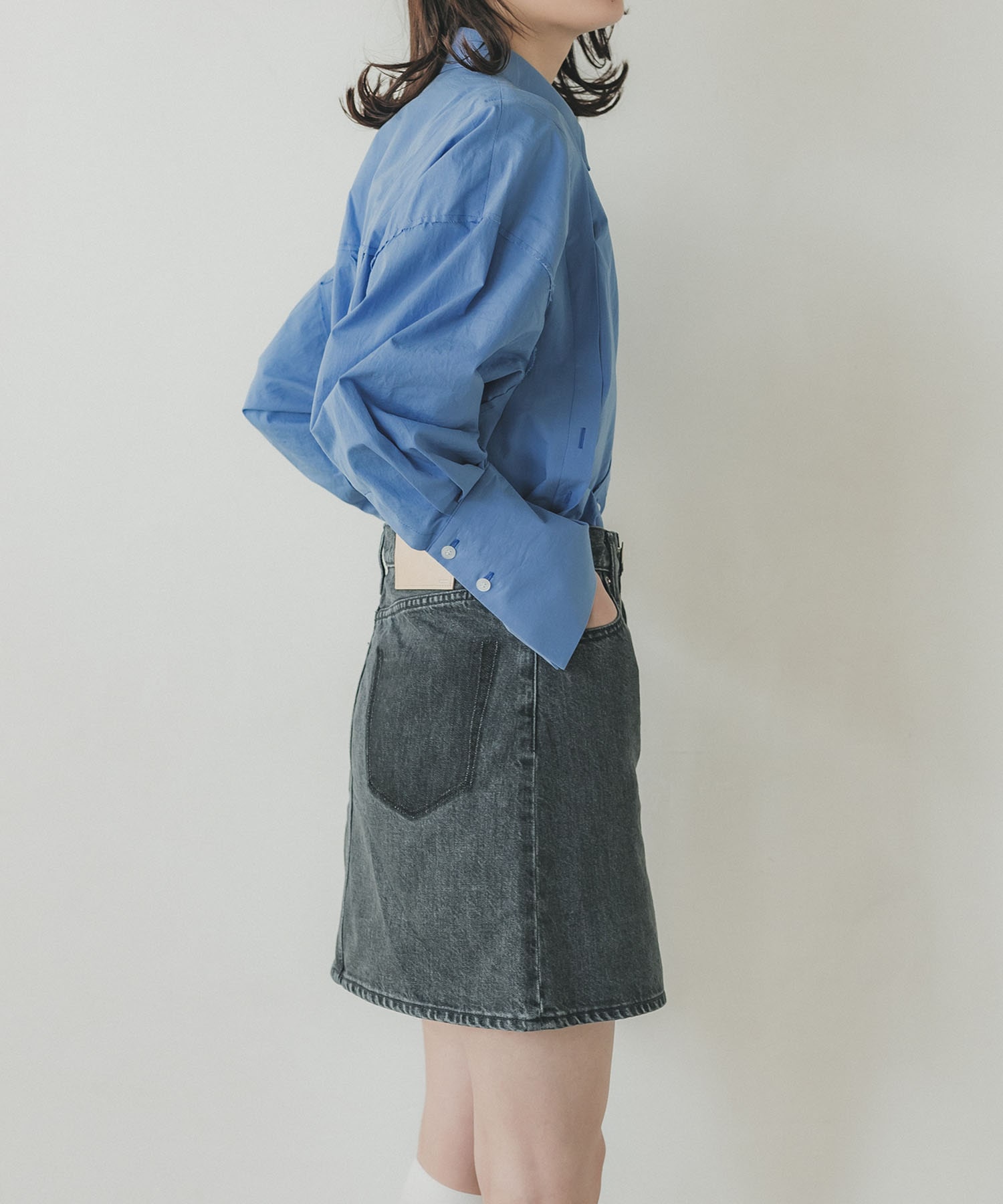 【残り僅か】BLACKDENIM MINISKIRT