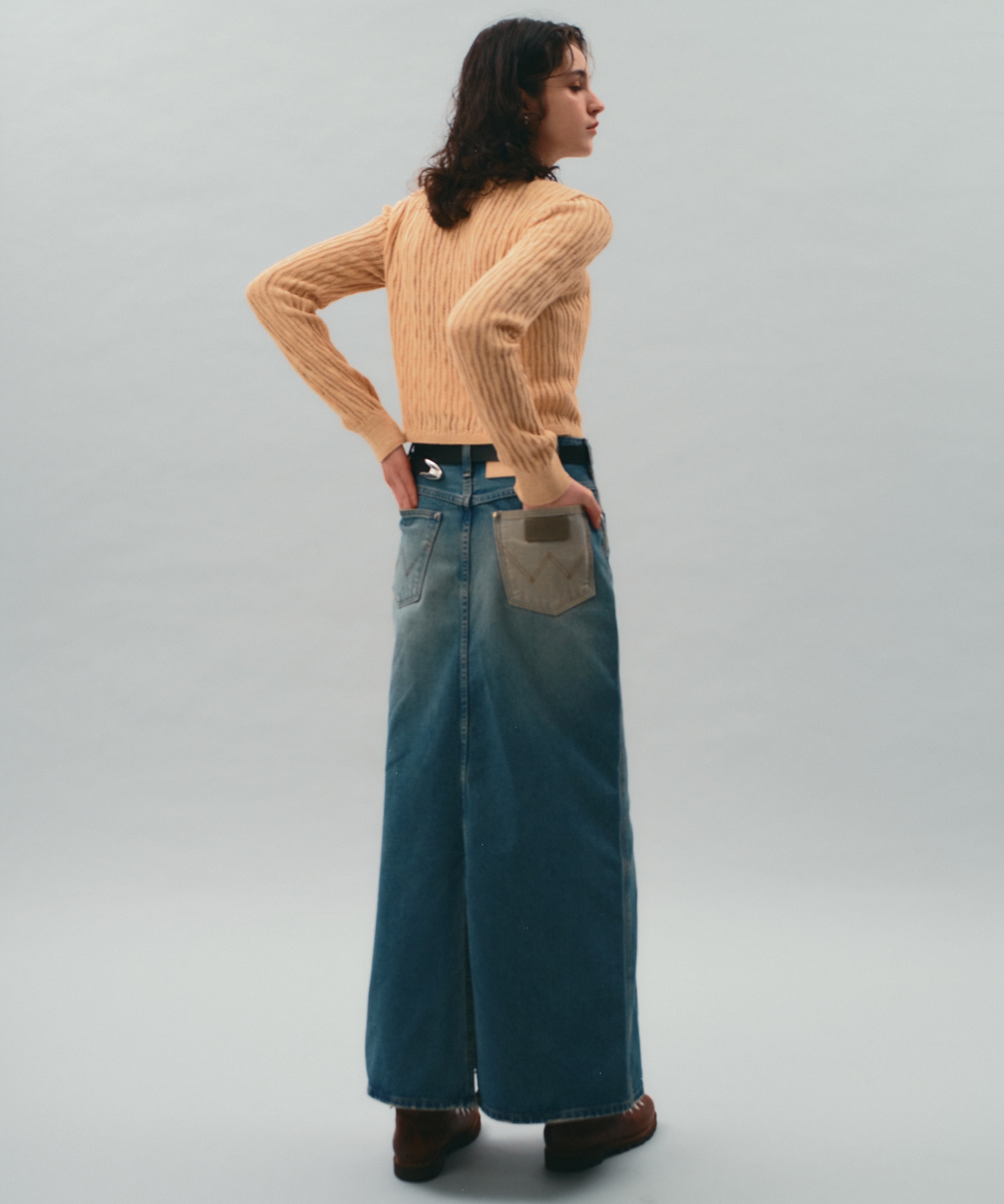 SWITCHNARROW JEANSKIRT