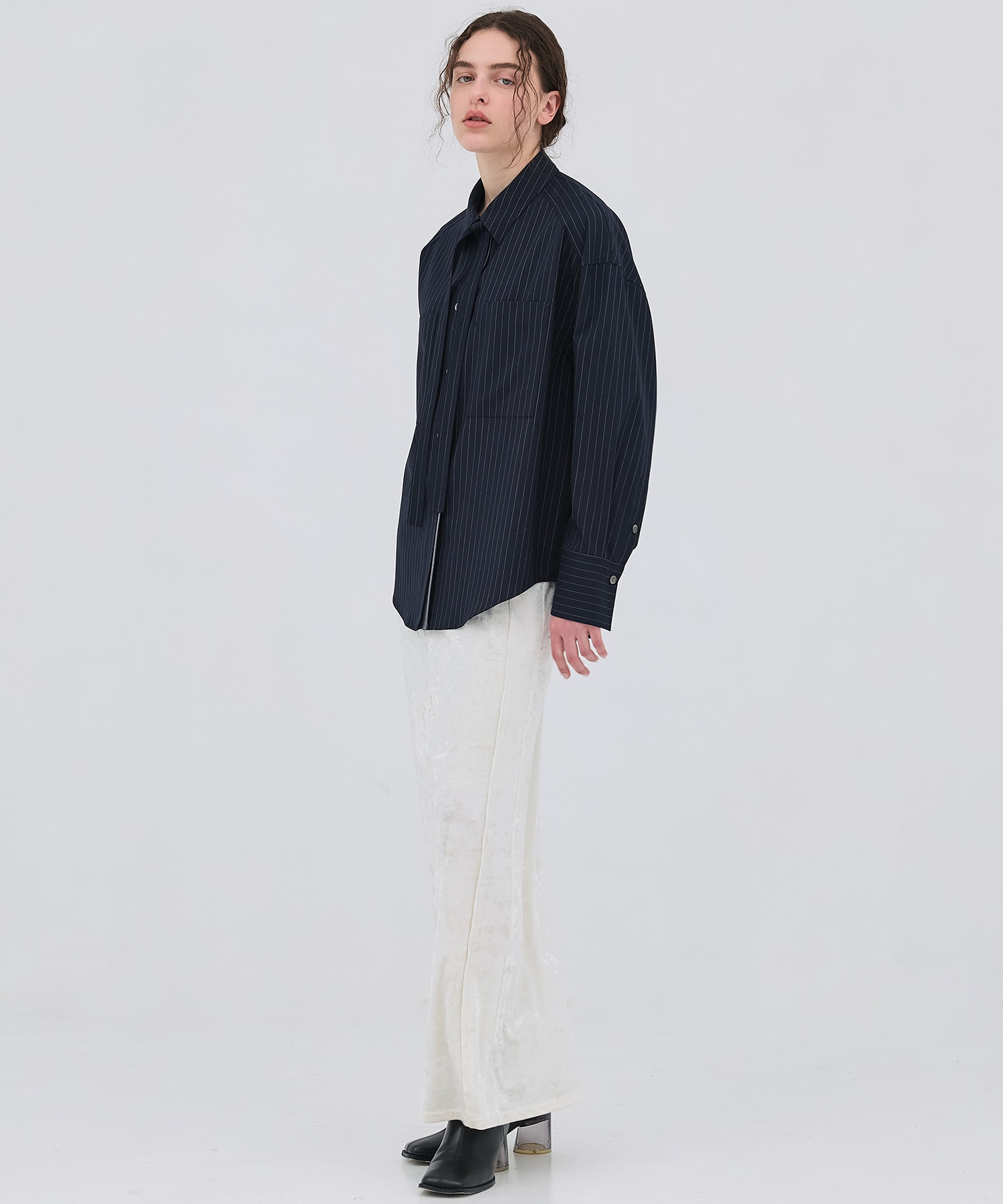 【再入荷｜残り2点】ワイドカフスボウタイシャツ