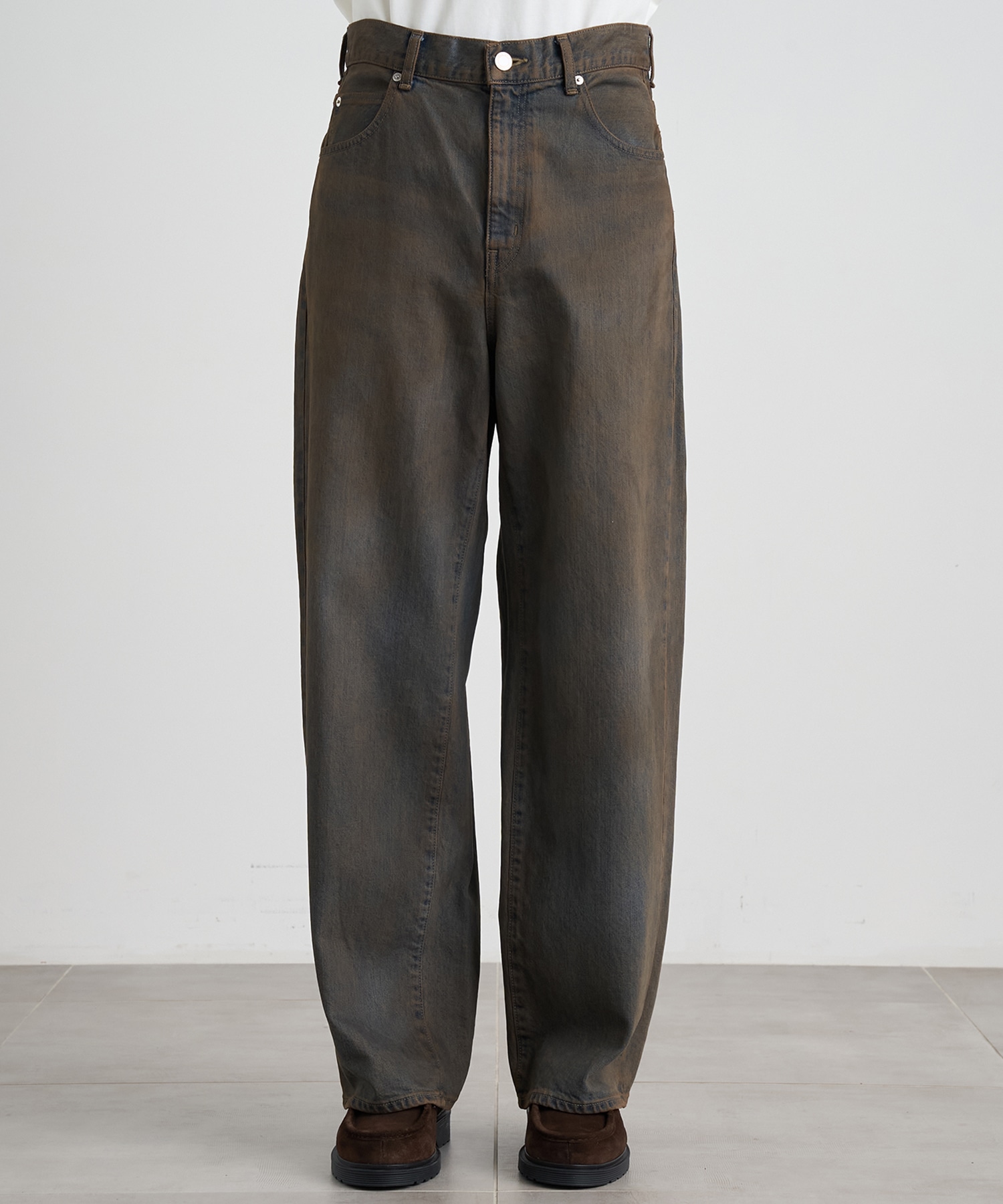 【残りわずか】PUBLICDENIM BLEACH RELAXWIDE	