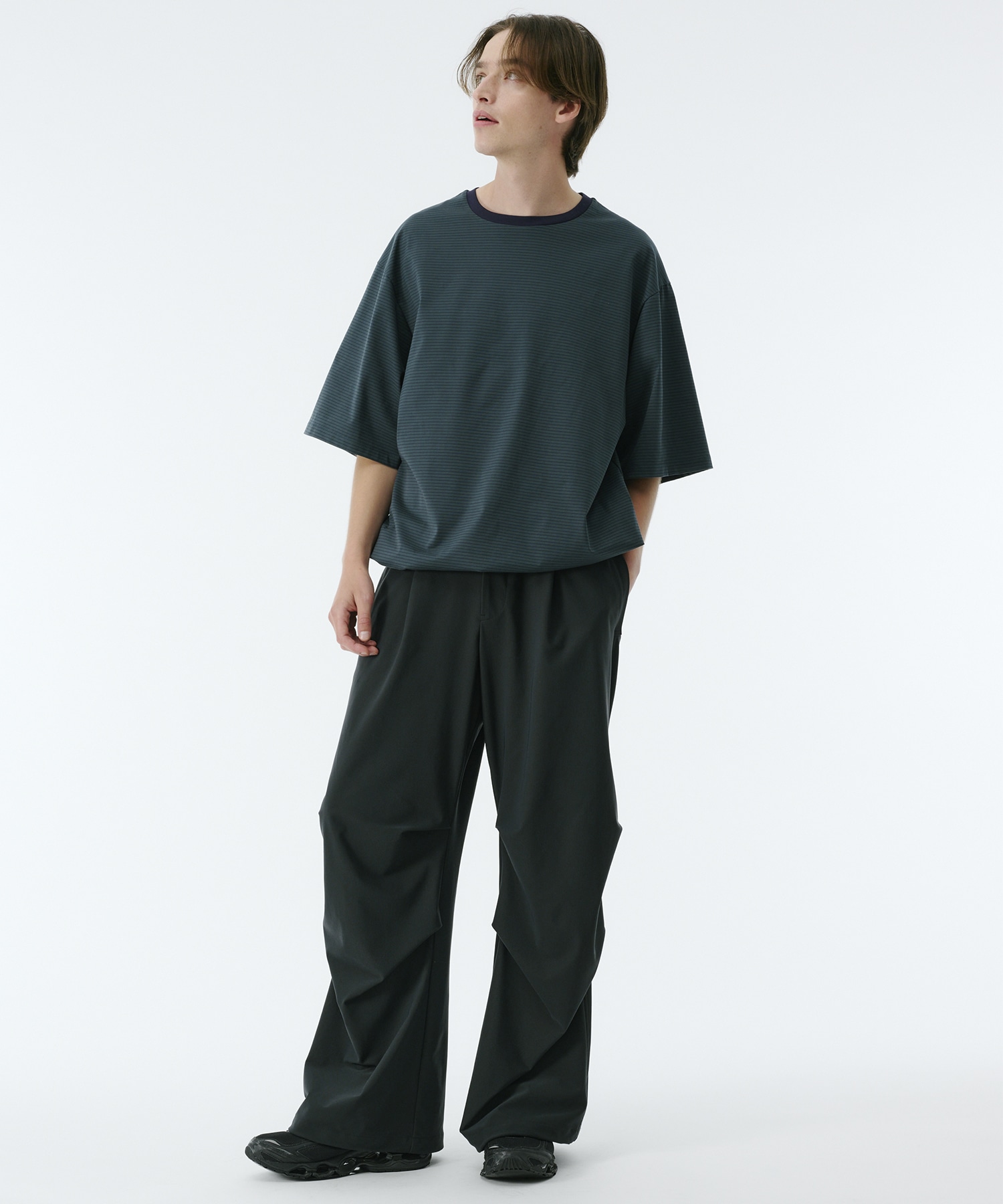 ビューティーコットンコードボーダーTEE