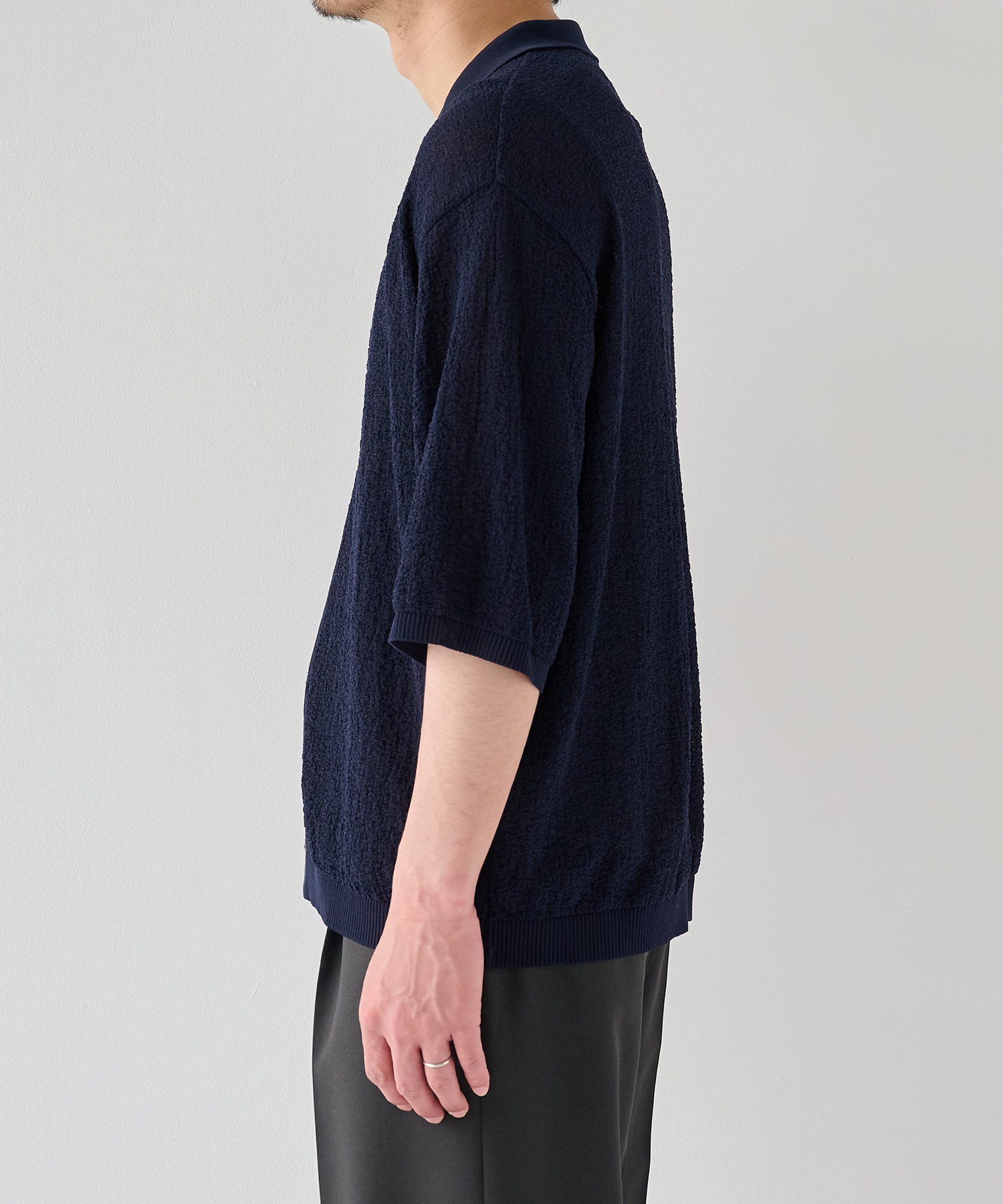 【残りわずか】＜P.T＞Ice cotton Knit Shirts
