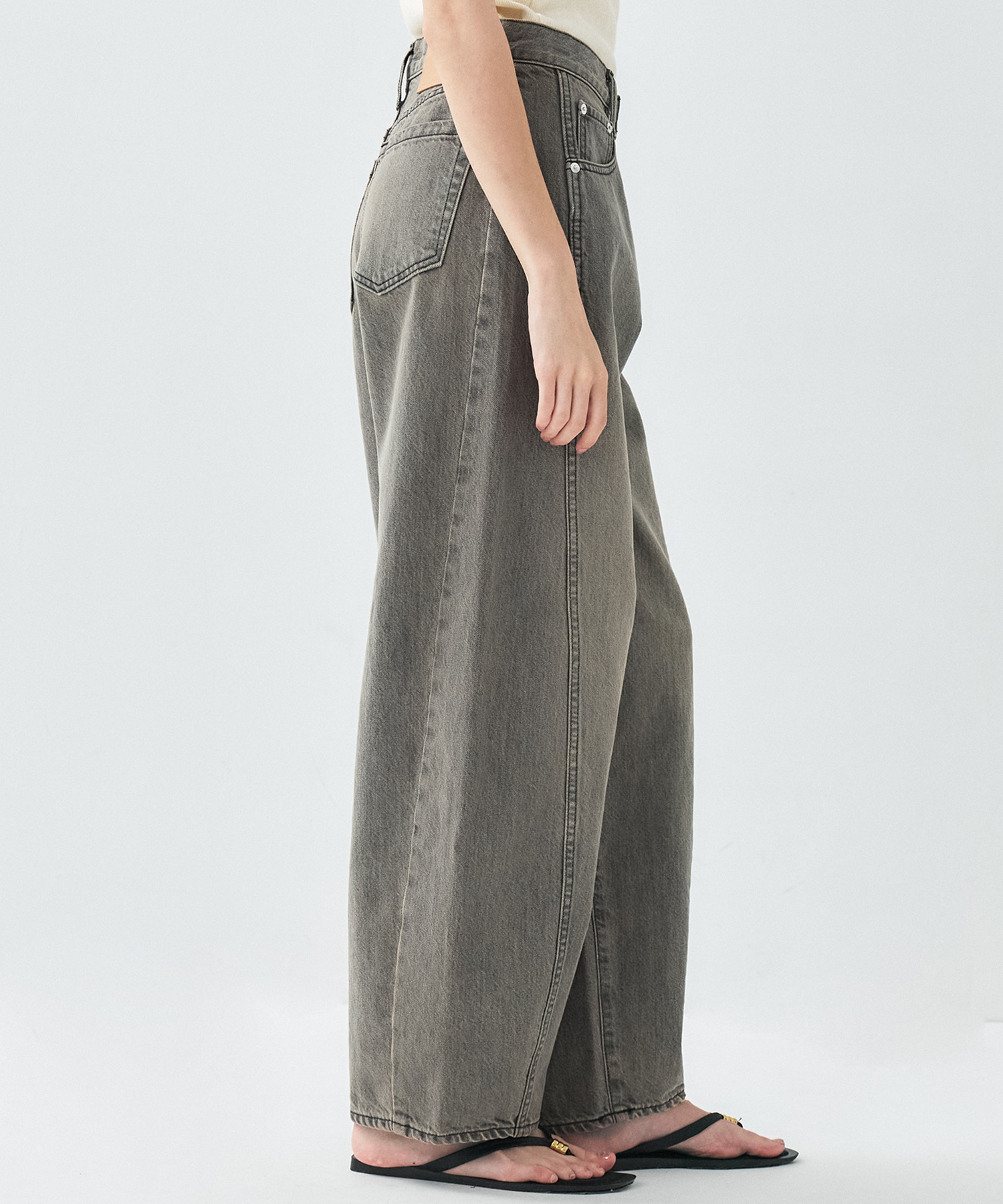 【WEB限定再入荷】PUBLIC DENIM GRY CURVE
