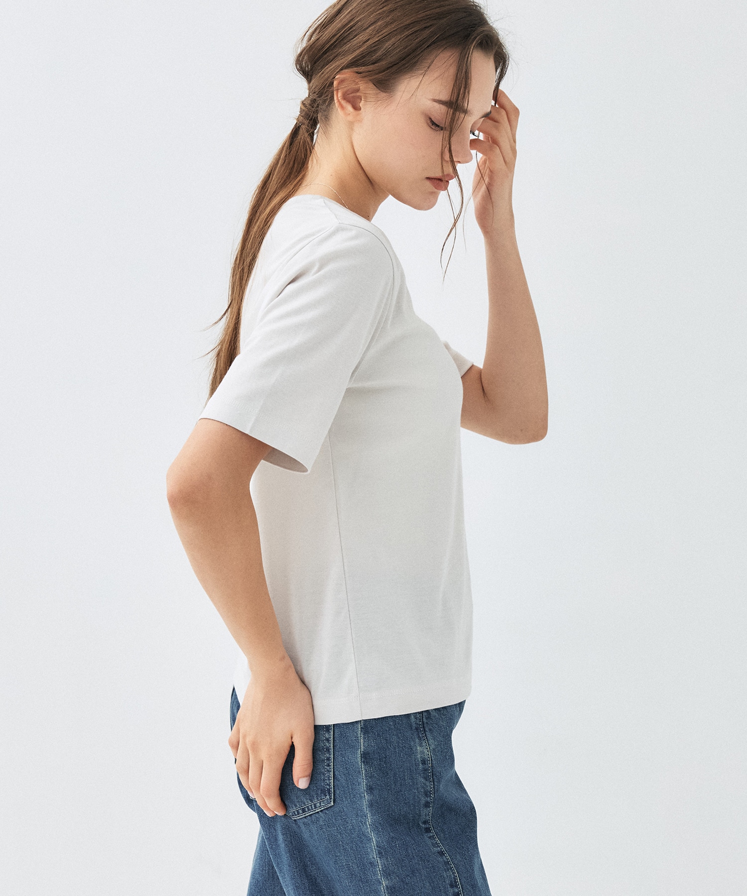 コットンスムースTEE