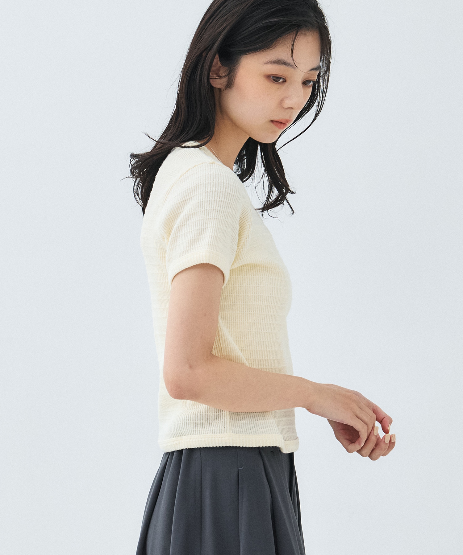 フレットタックリブTEE