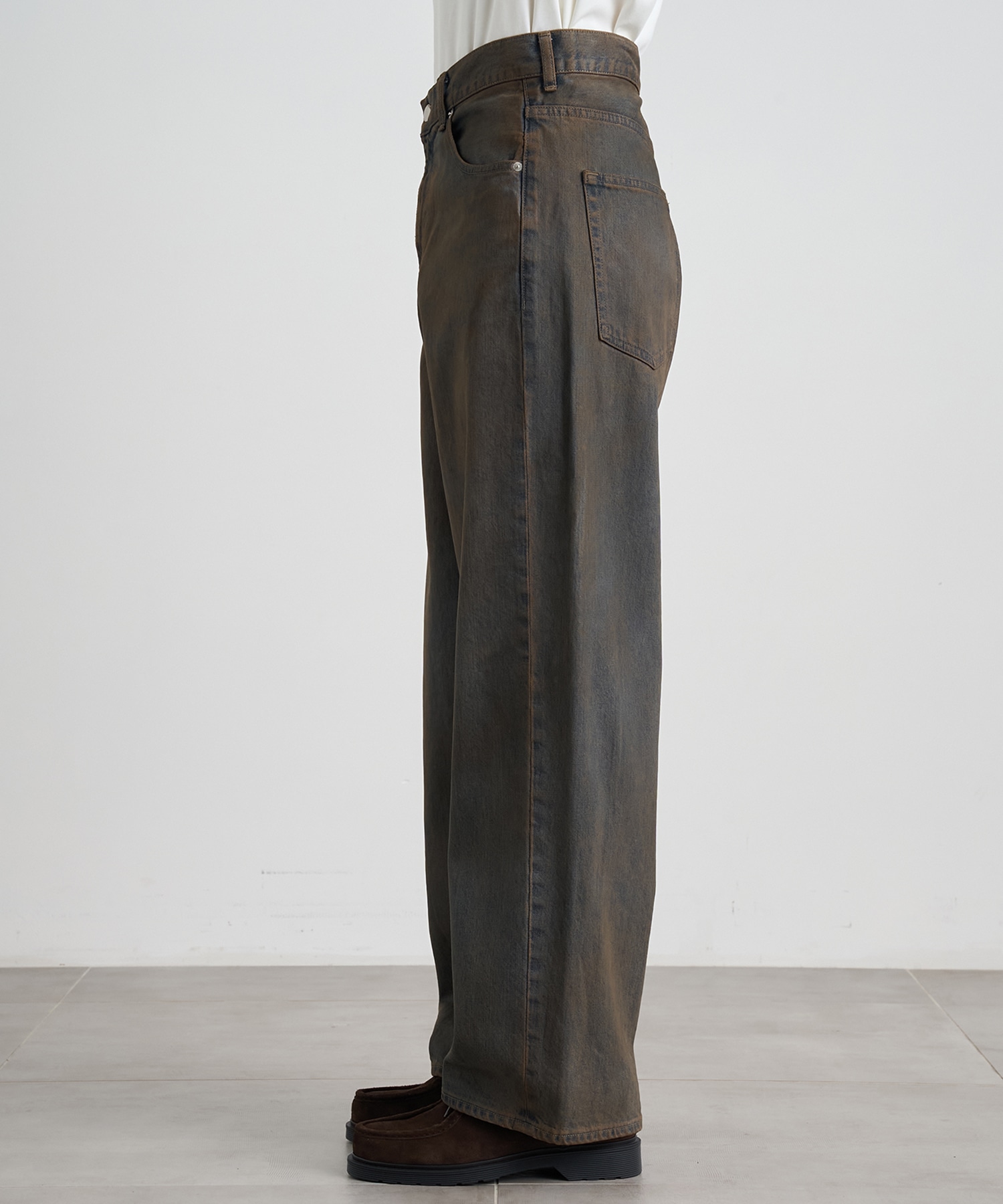 【残りわずか】PUBLICDENIM BLEACH RELAXWIDE	