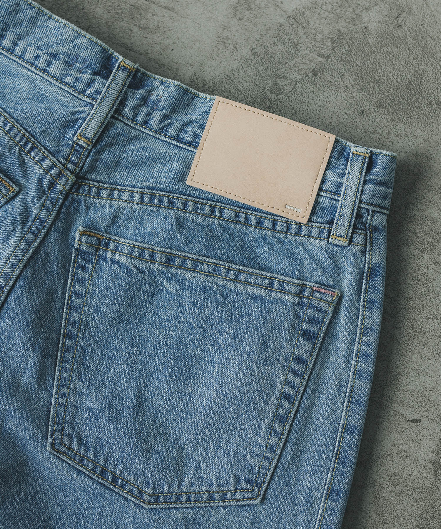 〈残りわずか〉PUBLIC DENIM BLUE RELAX ロング