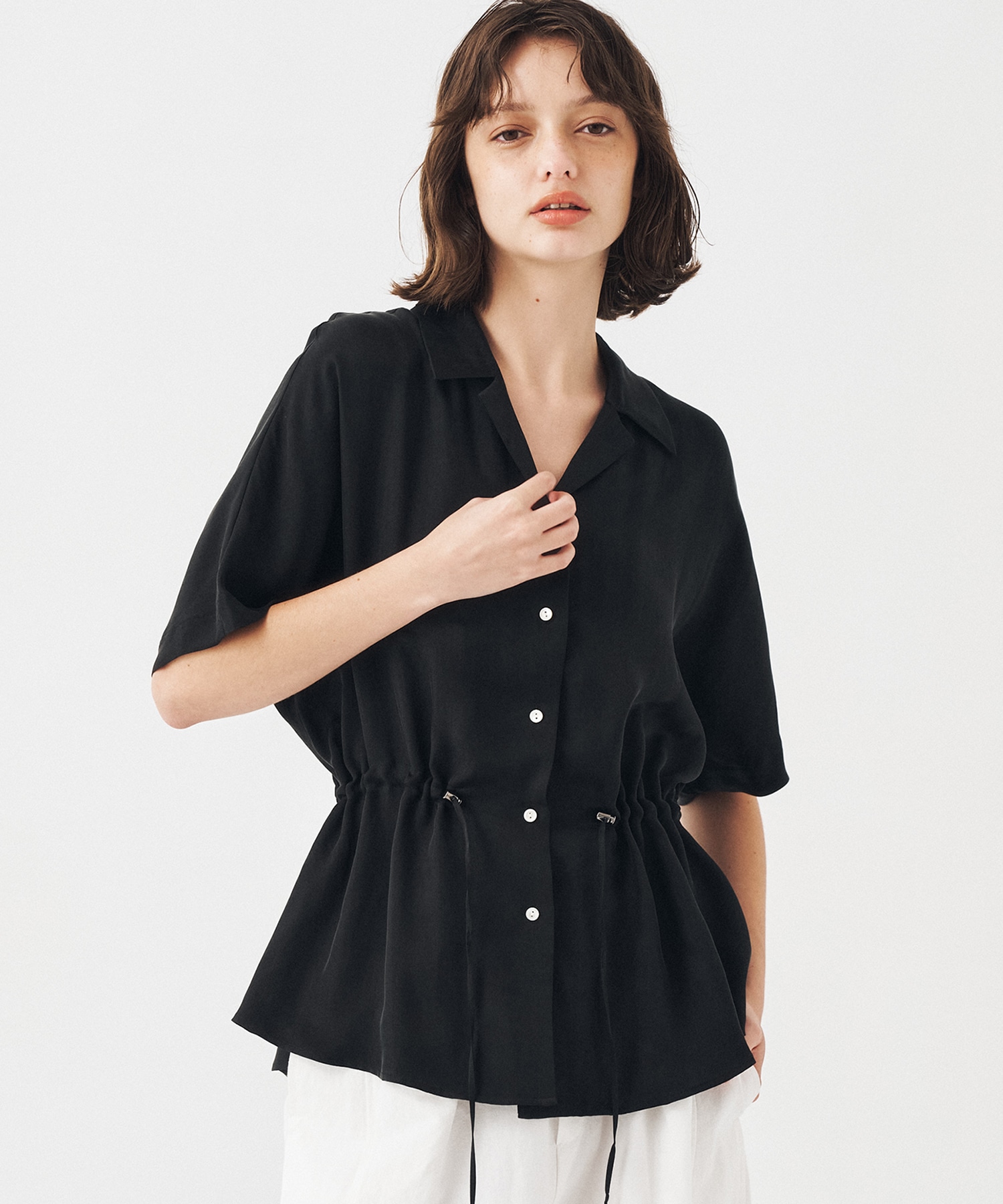 【WEBのみ再入荷|残り2点】ピーチキュプラドロストシャツ