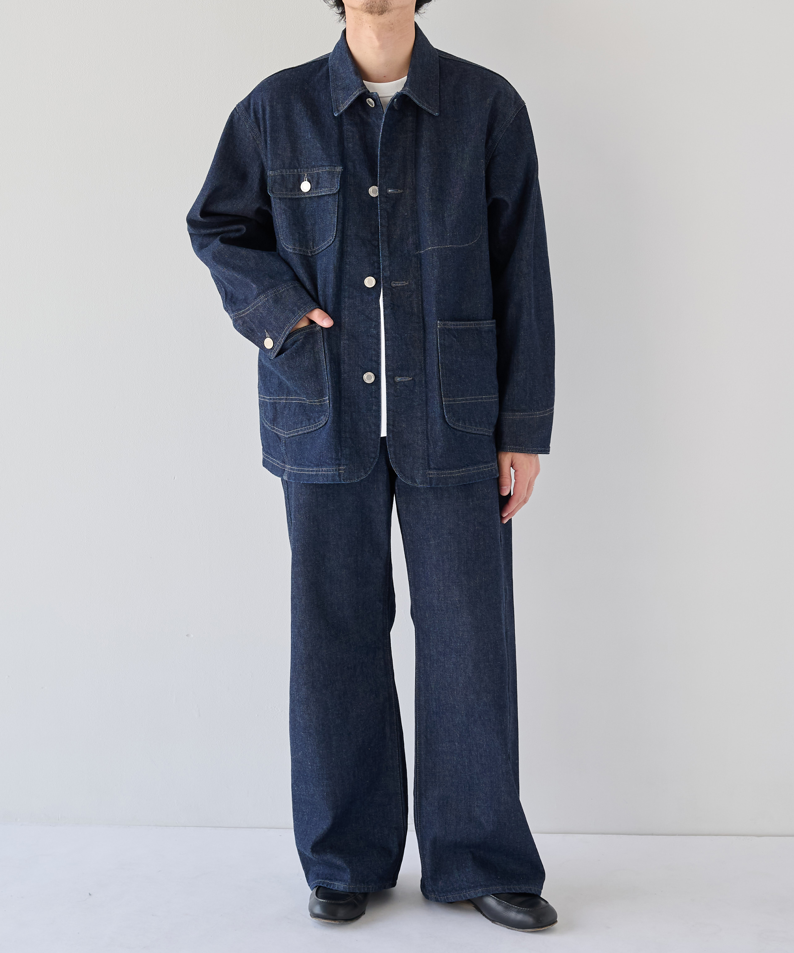 PUBLIC DENIM COVERALL