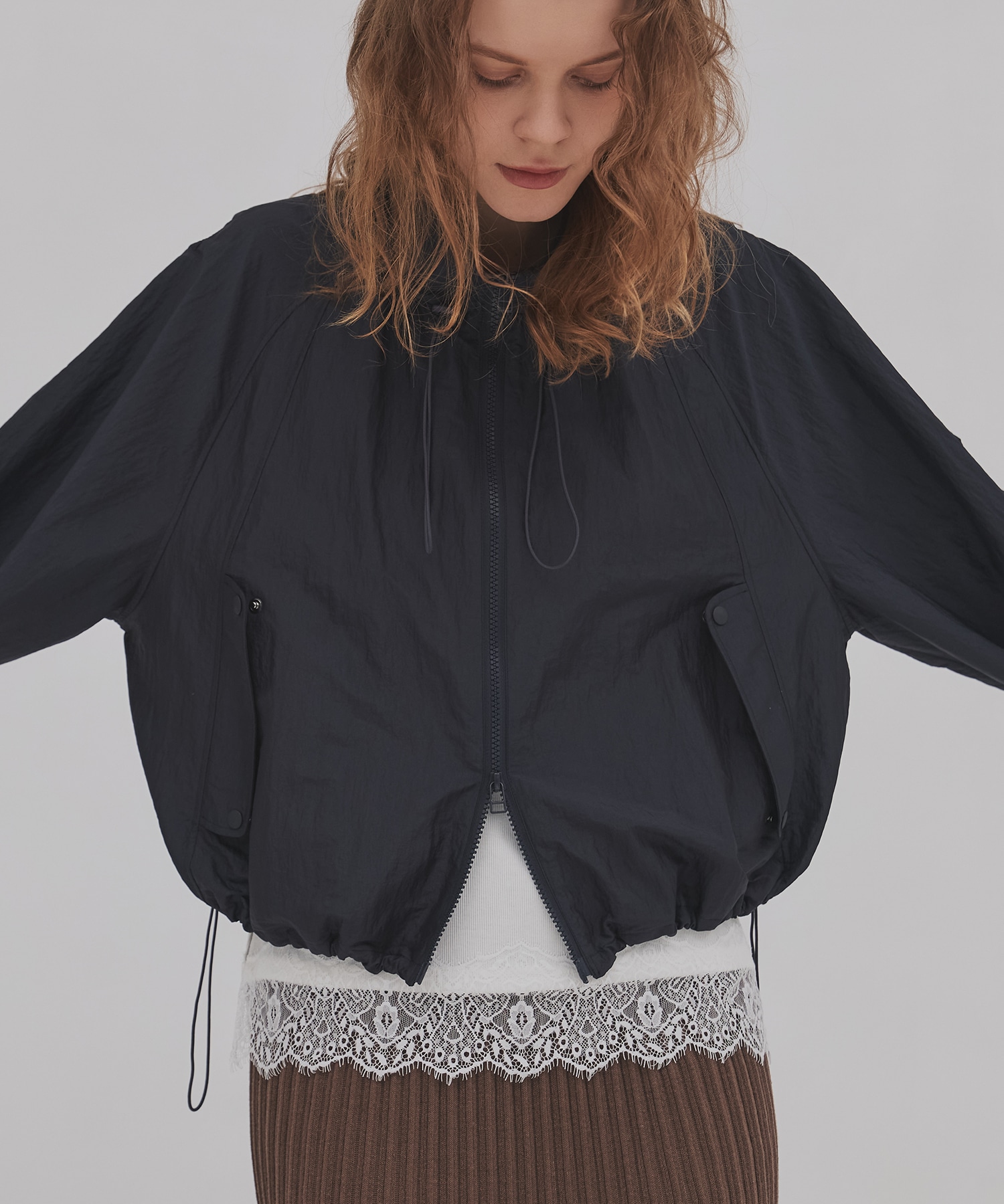 【再入荷】レーストリムキャミソール