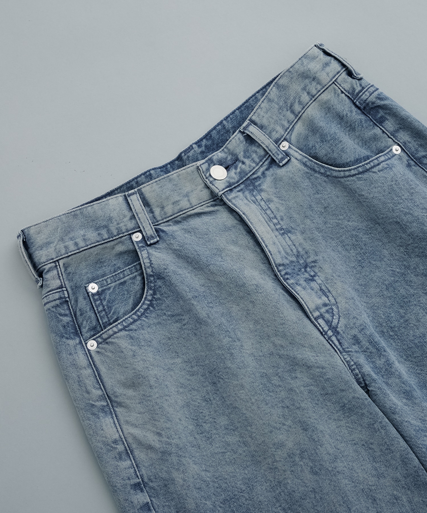 【残りわずか】PUBLICDENIM BLEACH RELAXWIDE	