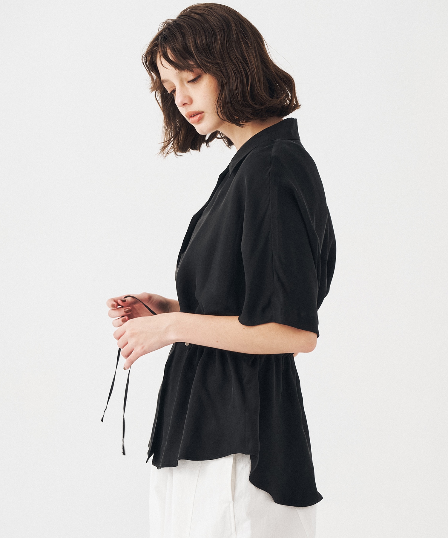 【WEBのみ再入荷|残り2点】ピーチキュプラドロストシャツ