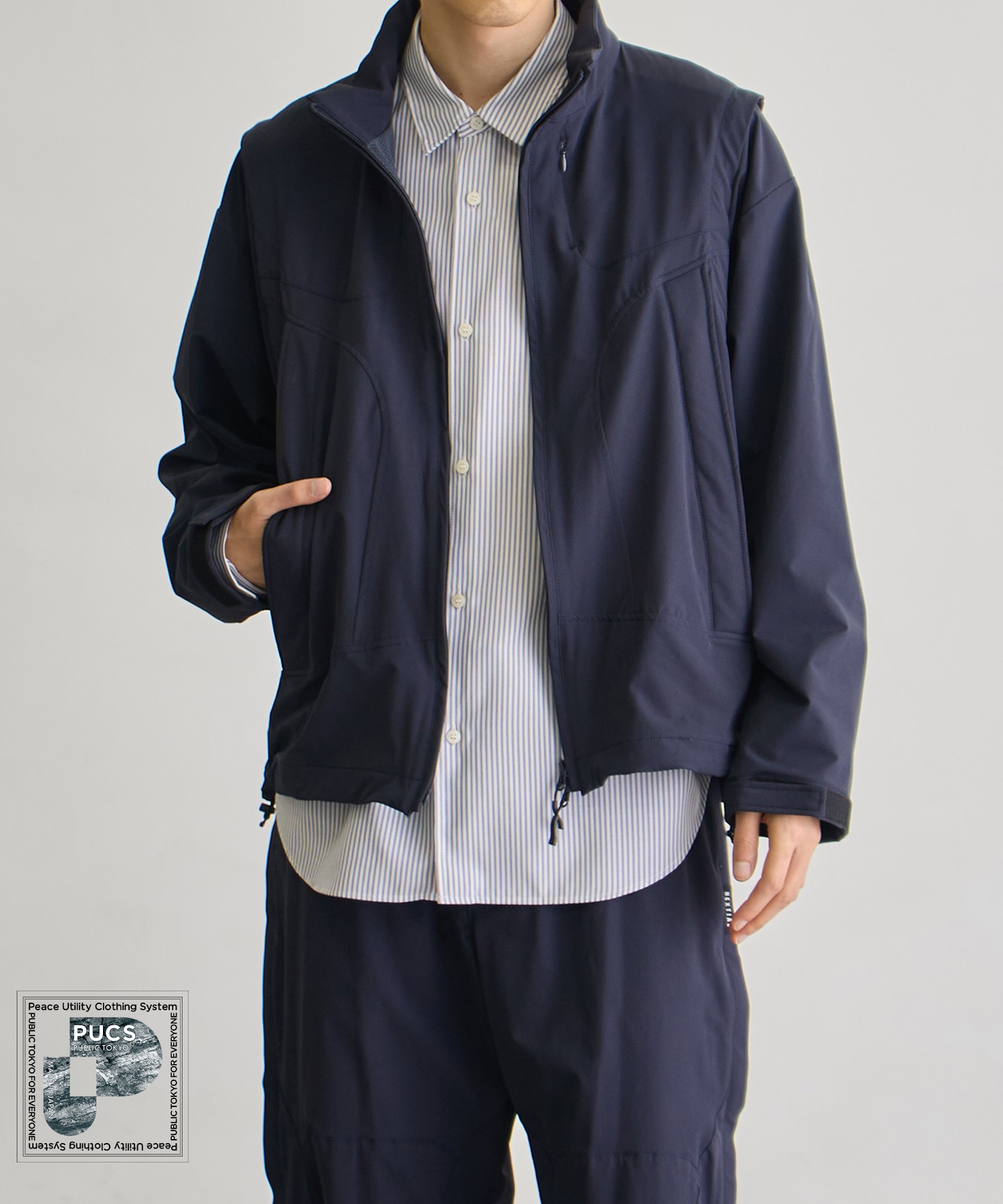 【残りわずか】PUCS NEXTIALテック2WAYブルゾン