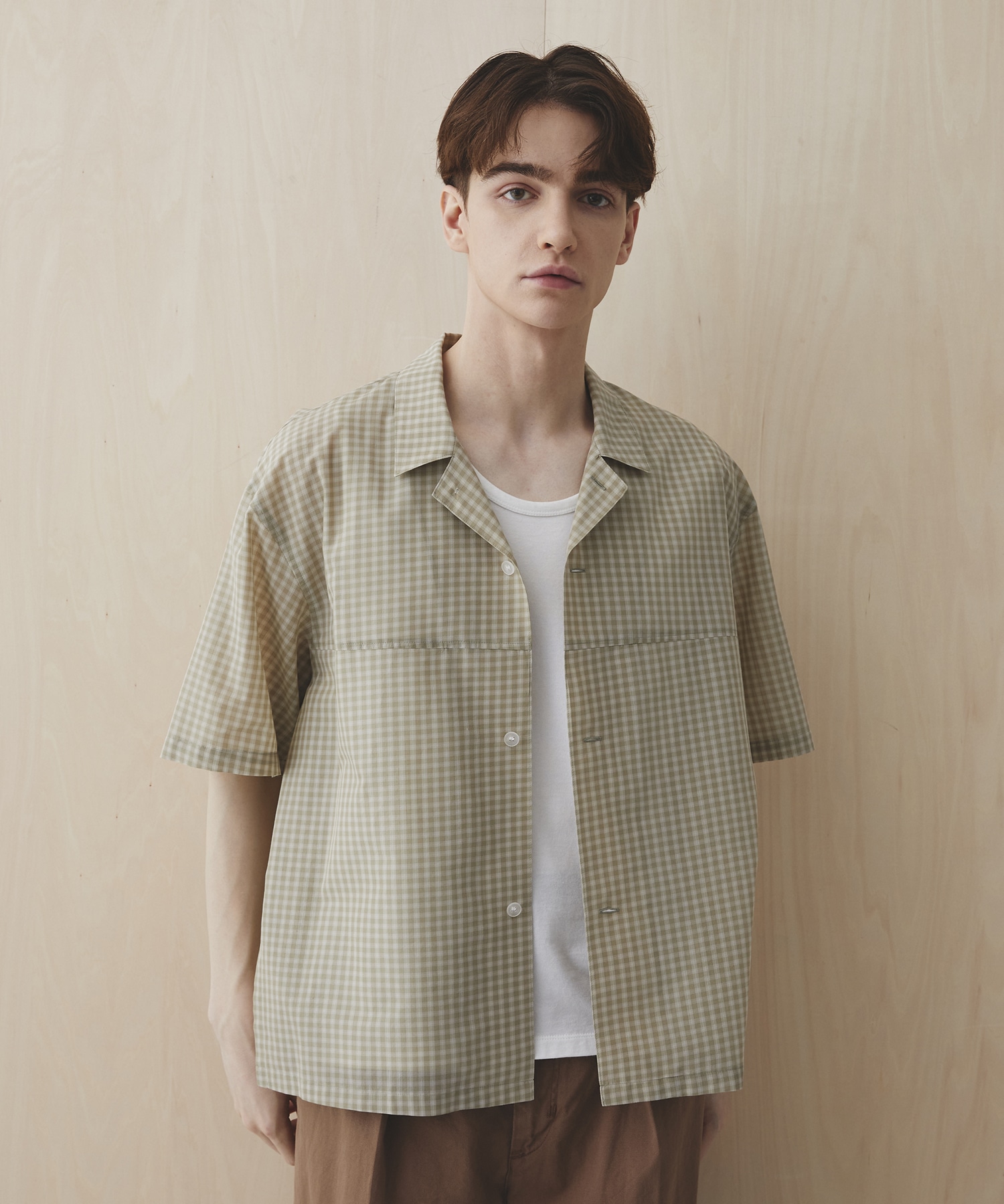 シアーショートスリーブシャツ