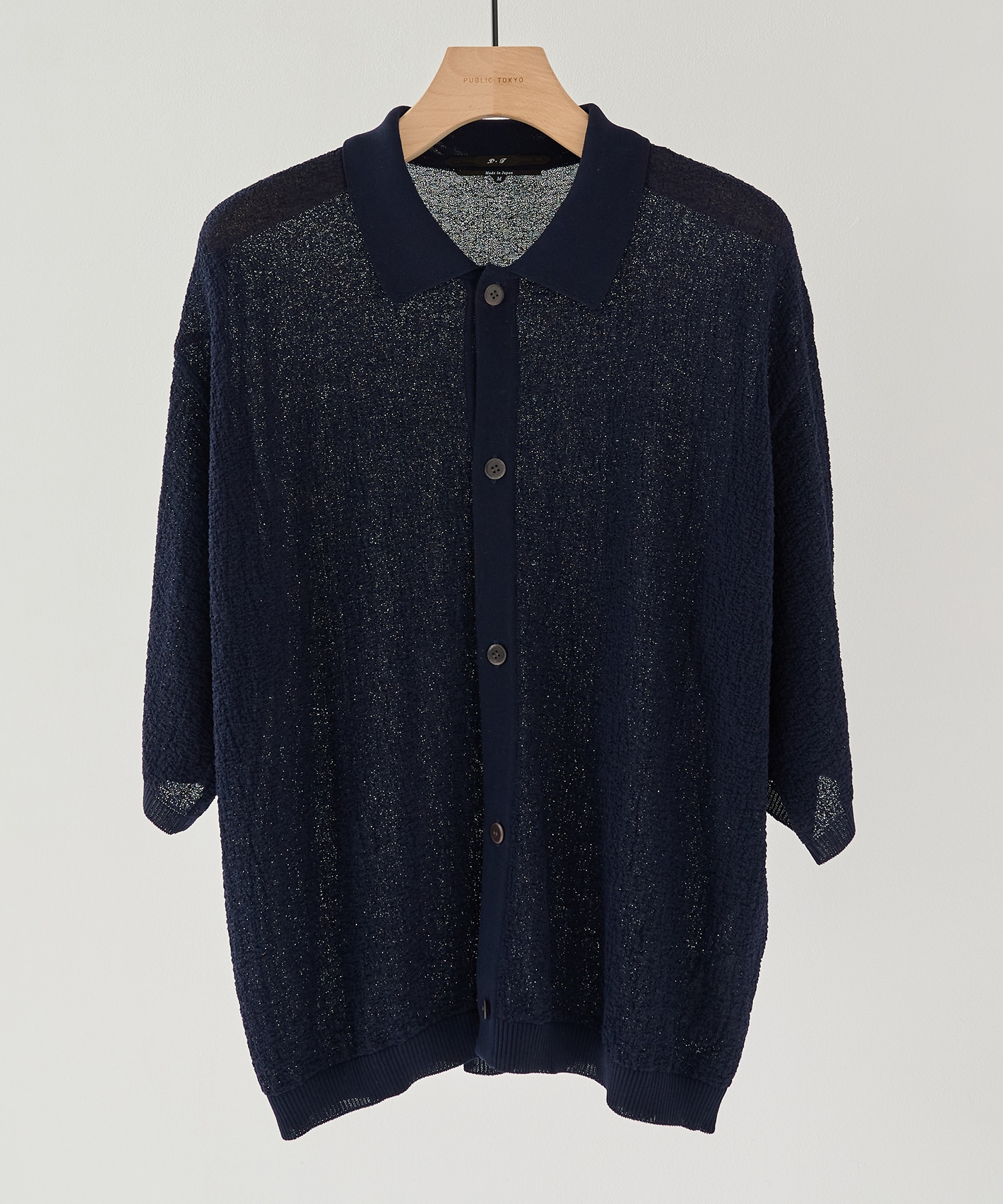 【残りわずか】＜P.T＞Ice cotton Knit Shirts