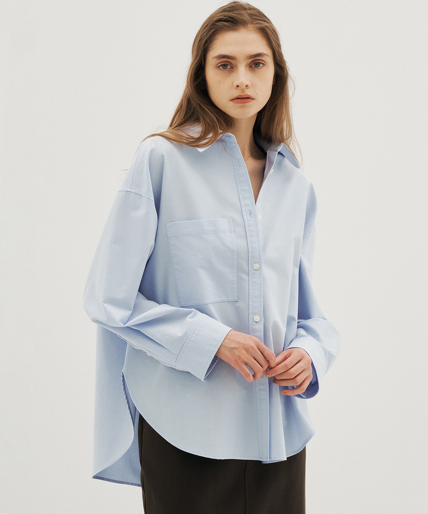 ウォッシュドオックスシャツ