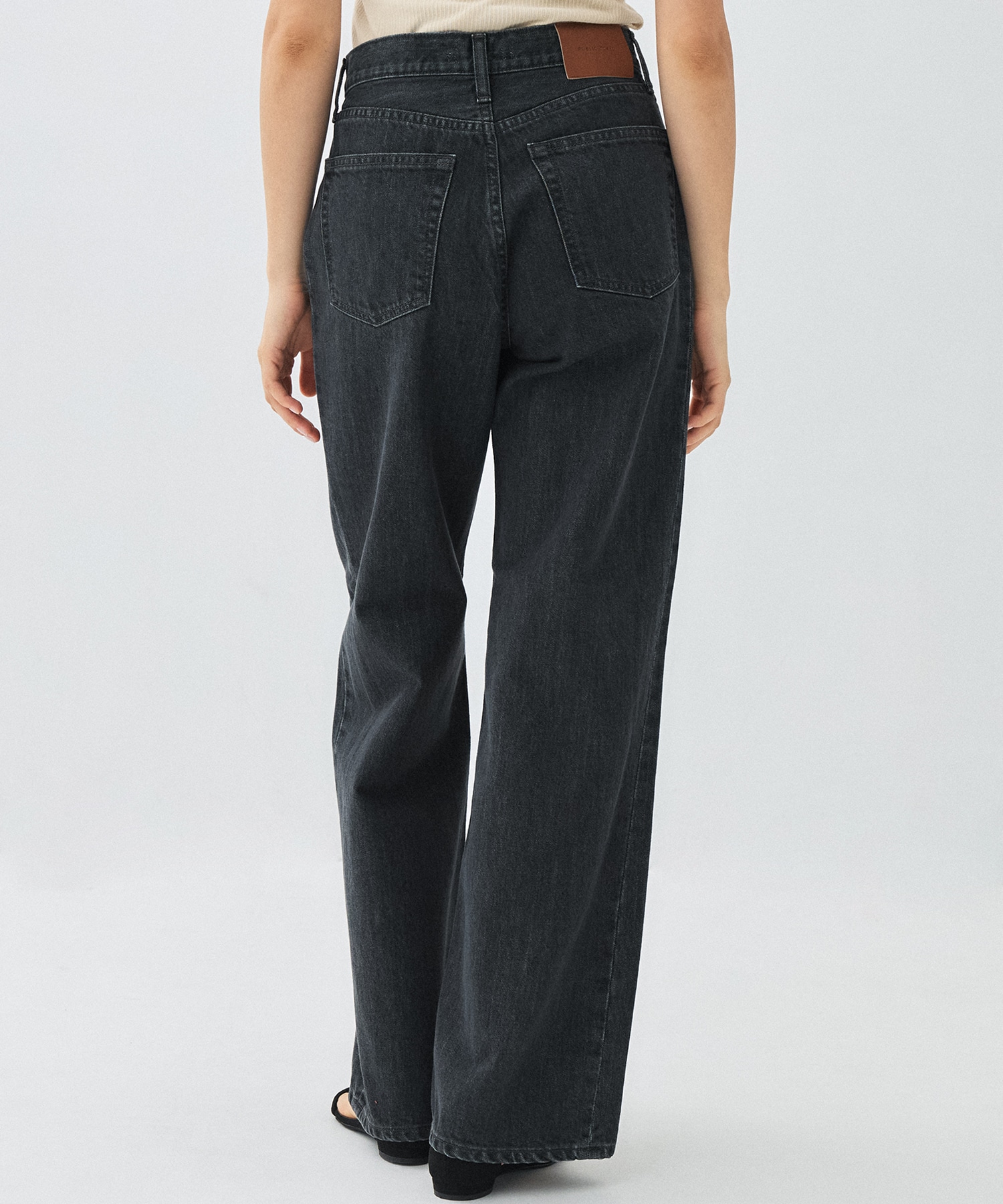 【RENEWAL】PUBLICDENIM BLACKRELAX