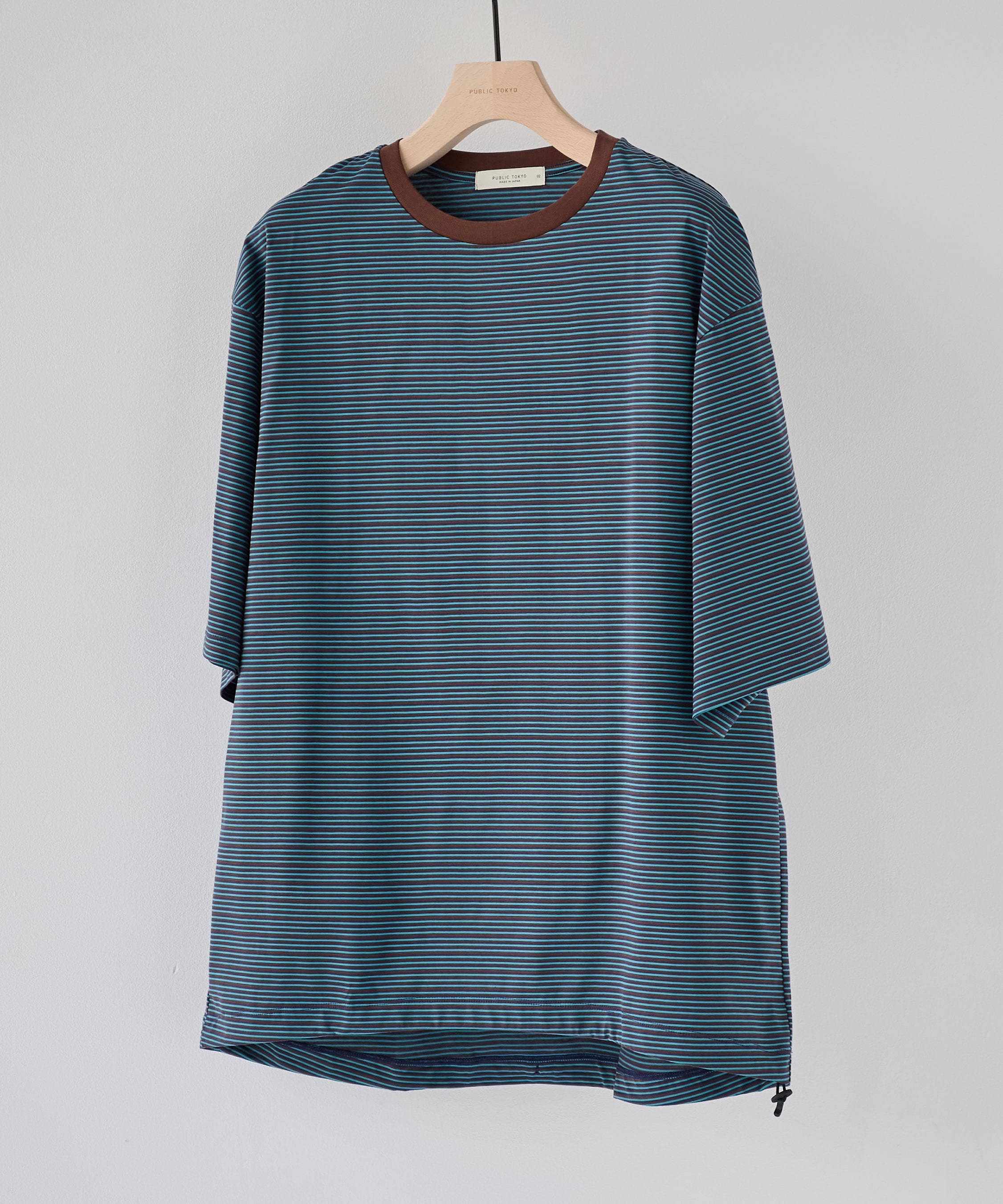 ビューティーコットンコードボーダーTEE