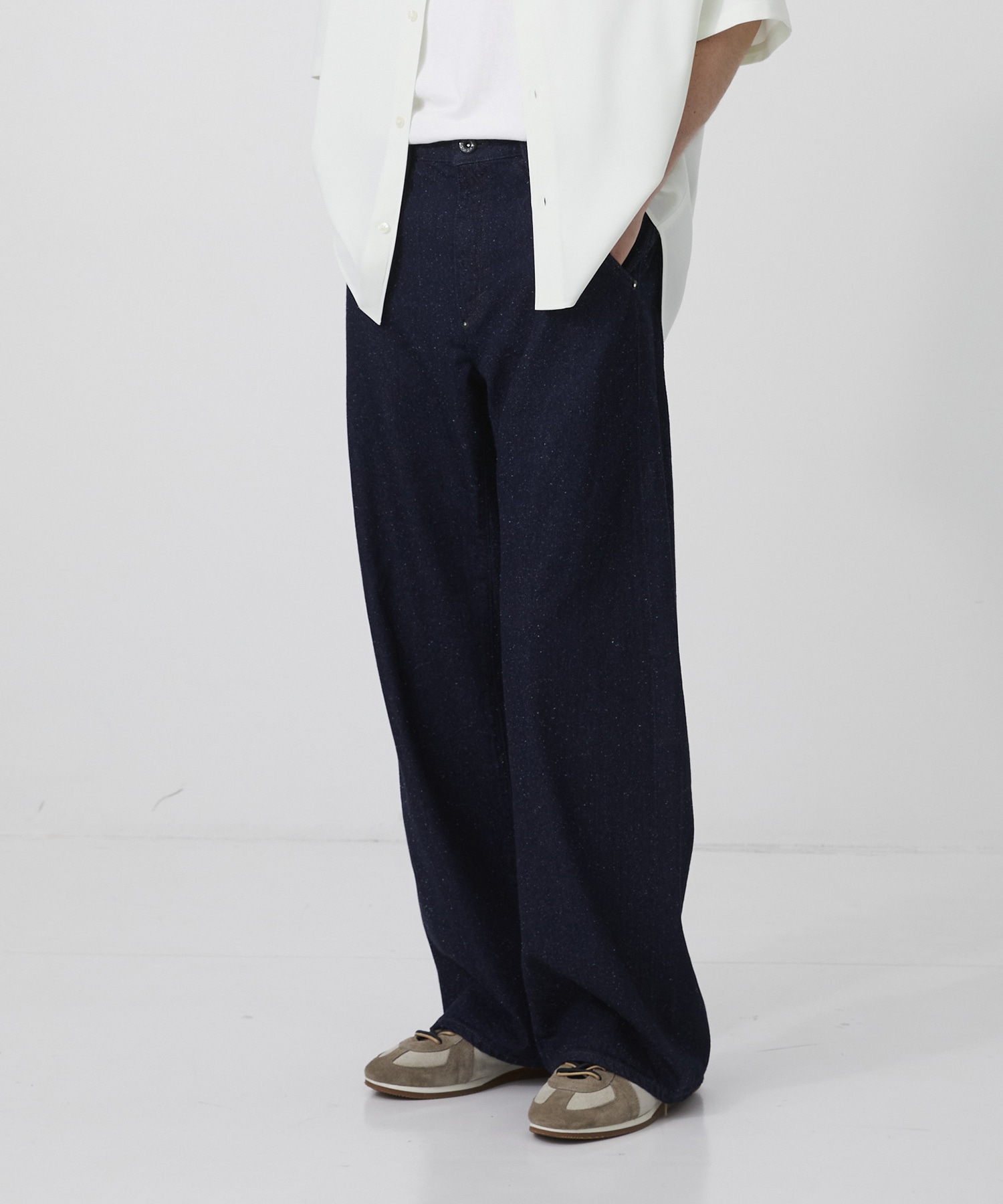 Suvin Silknep Denim Pants