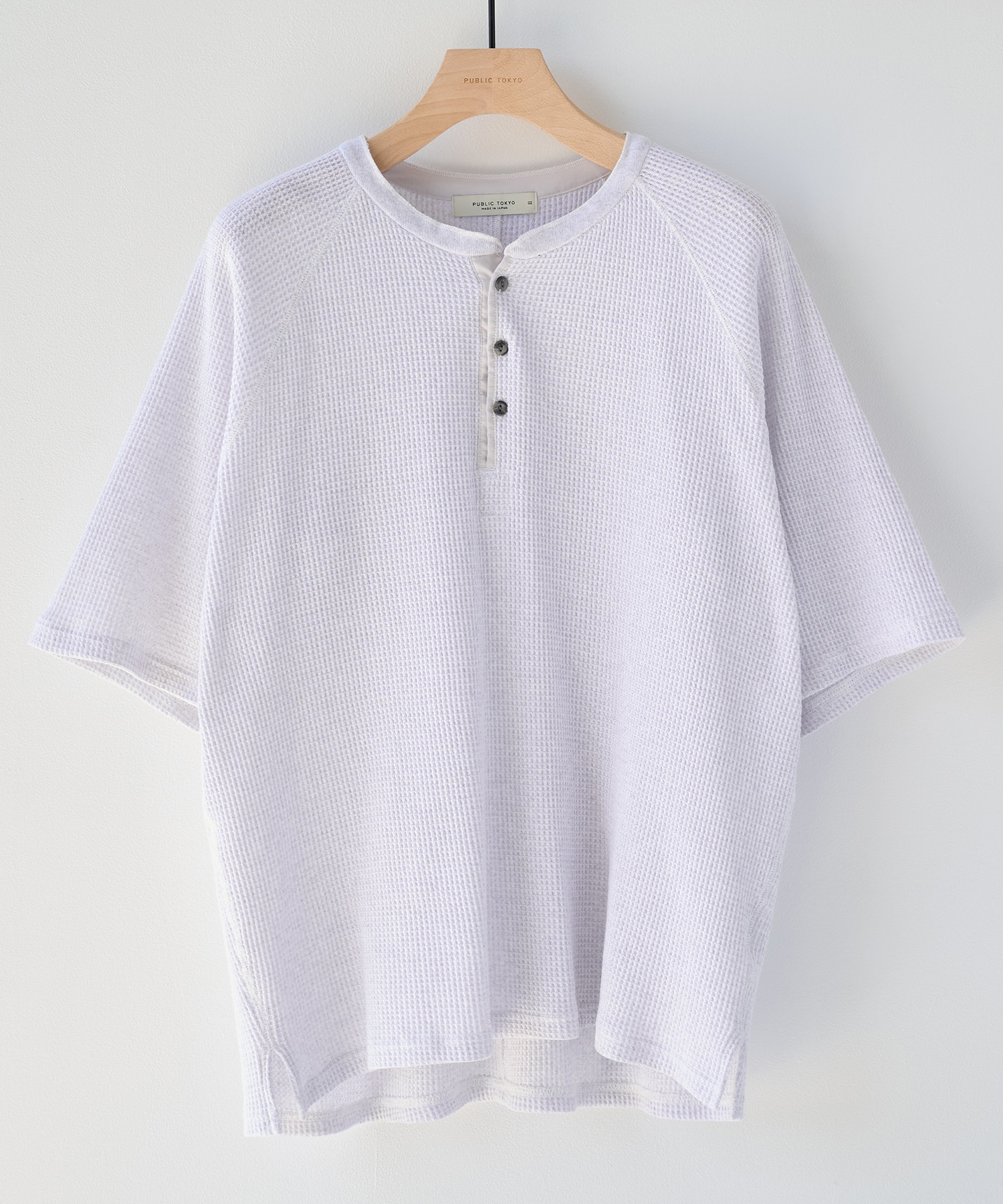 【残りわずか】サーマルヘンリーリラックスTee